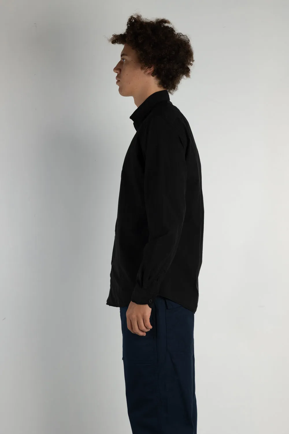 Poplin shirt black