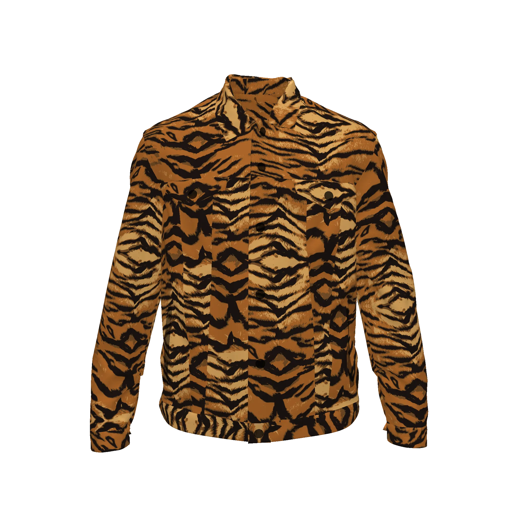 Poplin Tiger Shirt Jacket (Shirt Weight)