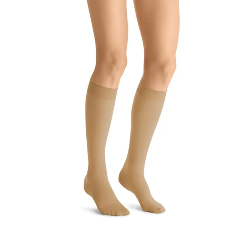 PR/1 JOBST ULTRASHEER WOMEN, KNEE HIGH, 20-30MMHG, XL, HONEY, CLOSED TOE