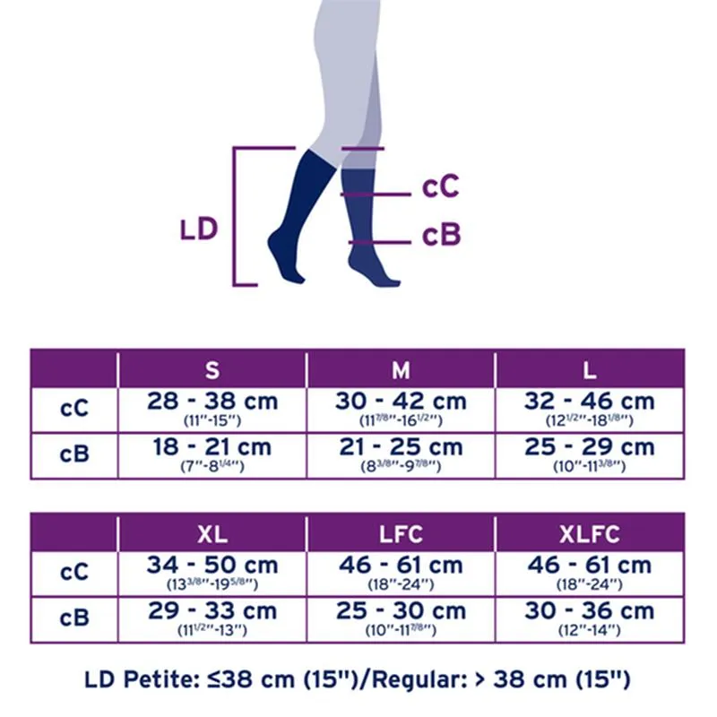 PR/1 JOBST ULTRASHEER WOMEN, KNEE HIGH, 20-30MMHG, XL, HONEY, CLOSED TOE