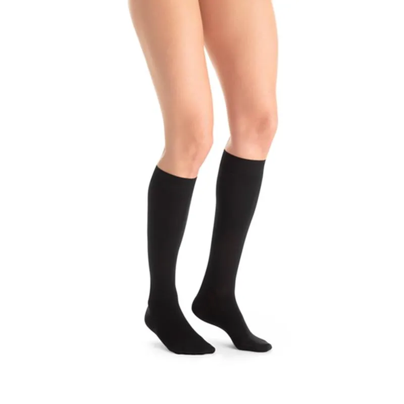 PR/1 JOBST ULTRASHEER, WOMEN, KNEE HIGH, 8-15MMHG, XS (4 1/2 - 6 1/2), CLASSIC BLACK, CLOSED TOE