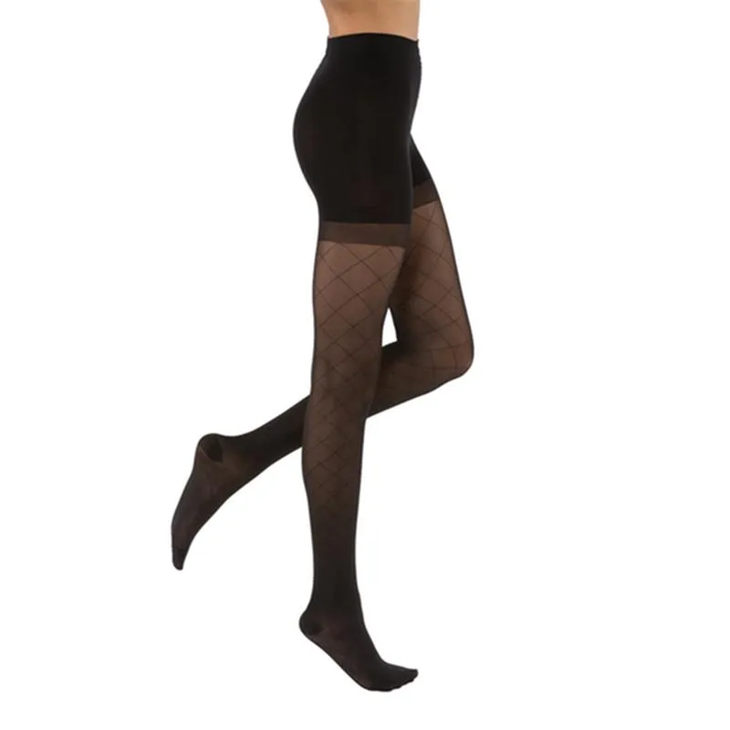 PR/1 JOBST ULTRASHEER WOMEN, PANTYHOSE, 15-20MMHG, MD, BLACK, CLOSED TOE