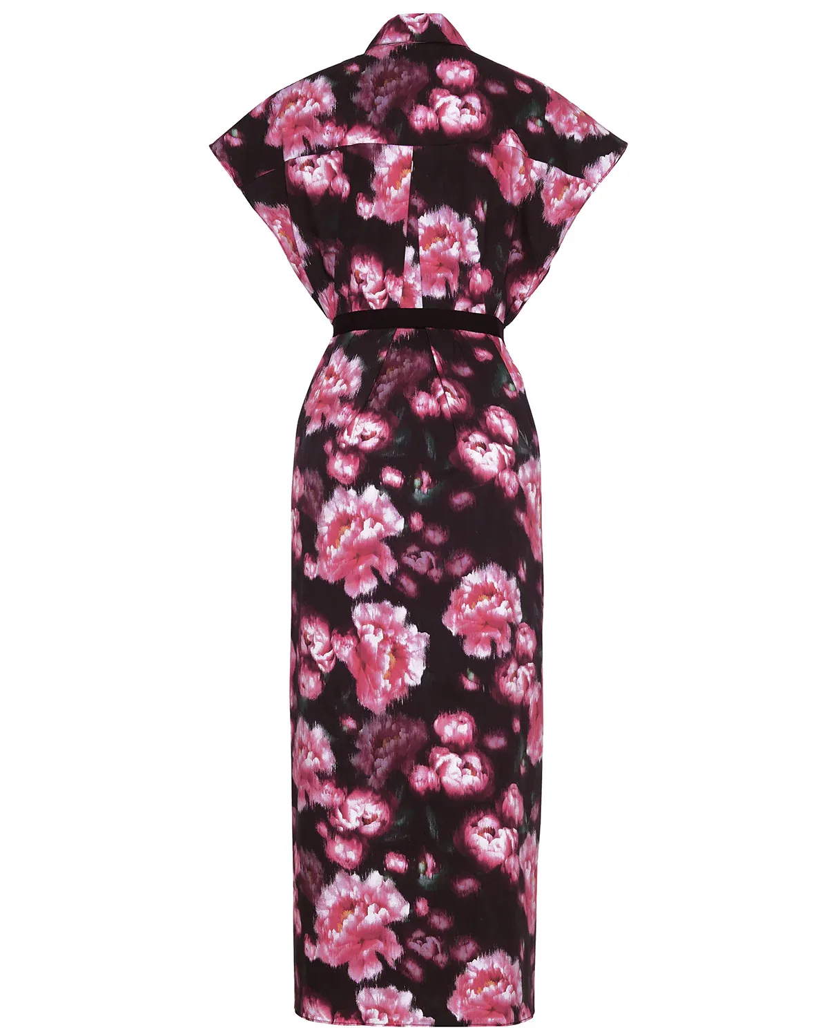 Printed Poplin Shirt Dress