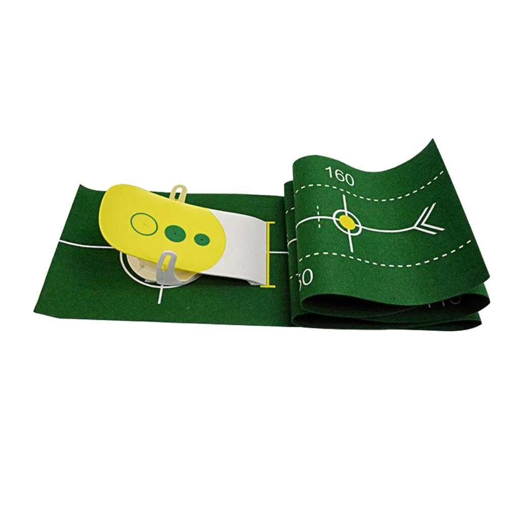 Professional Portable Roll Up Accurate Golf Club Putt Trainer Putting Green Mat Simulator Indoor Outdoor Training Aid Equipment