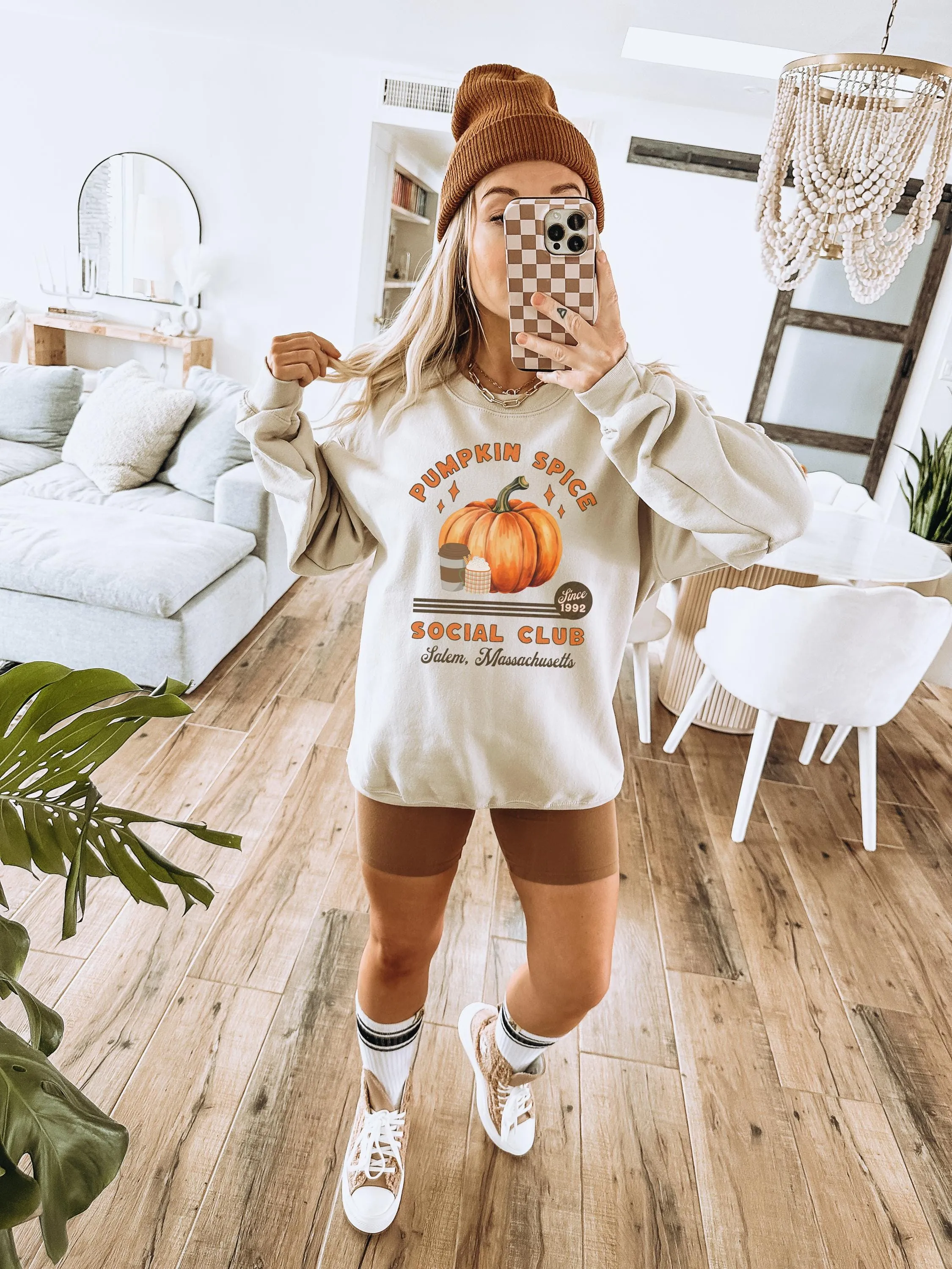 Pumpkin Spice Social Club Sweatshirt
