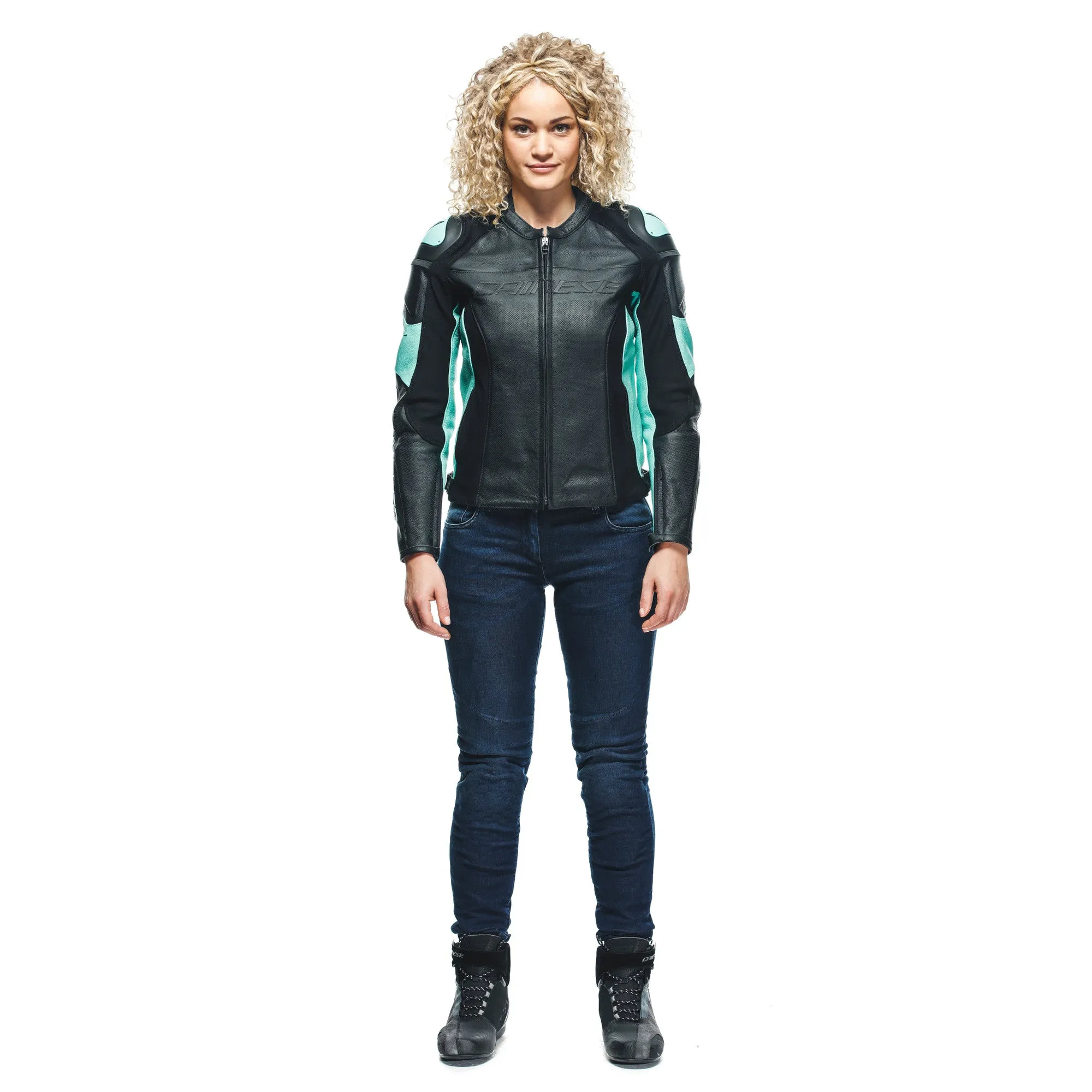 Racing 4 Lady Perforated Leather Jacket