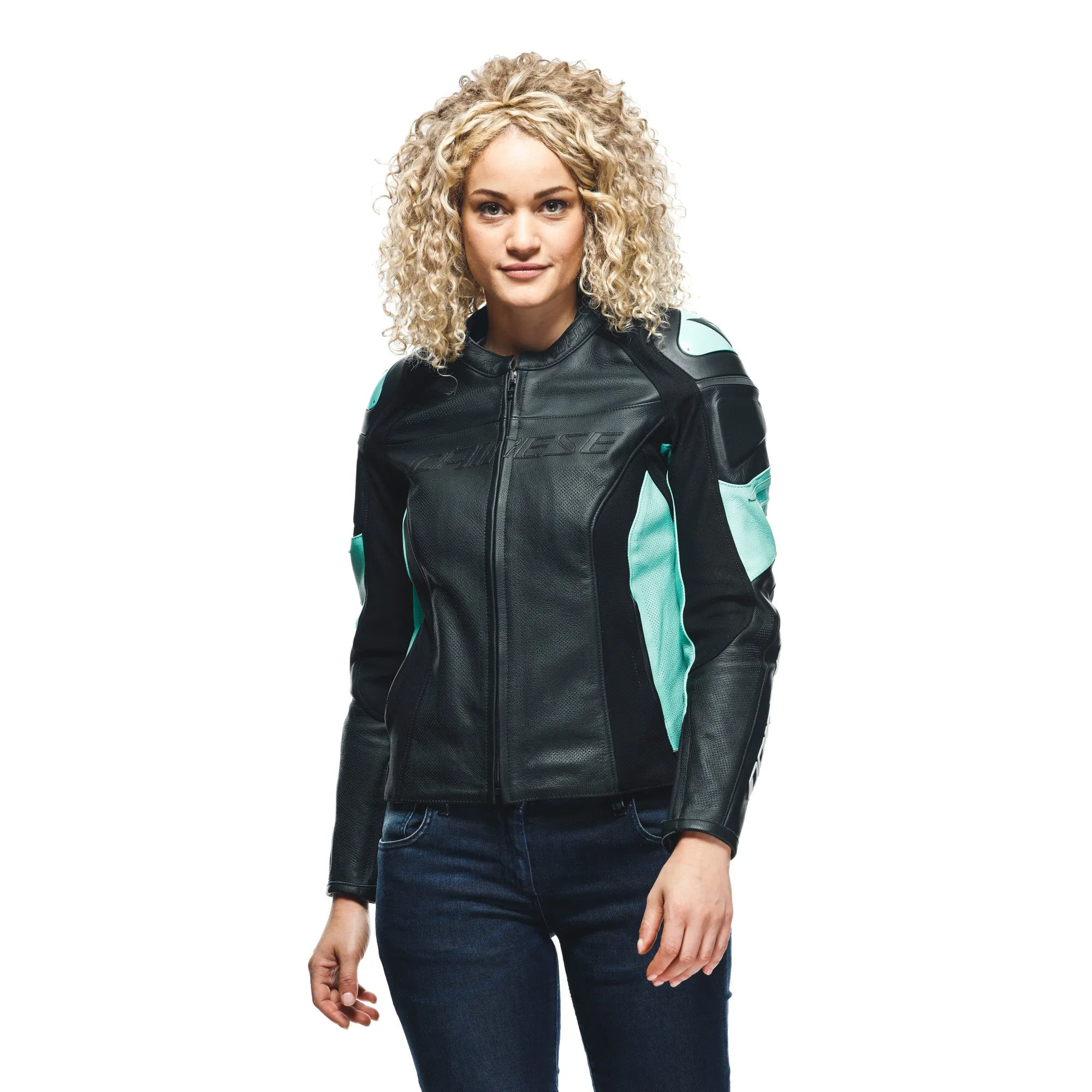 Racing 4 Lady Perforated Leather Jacket
