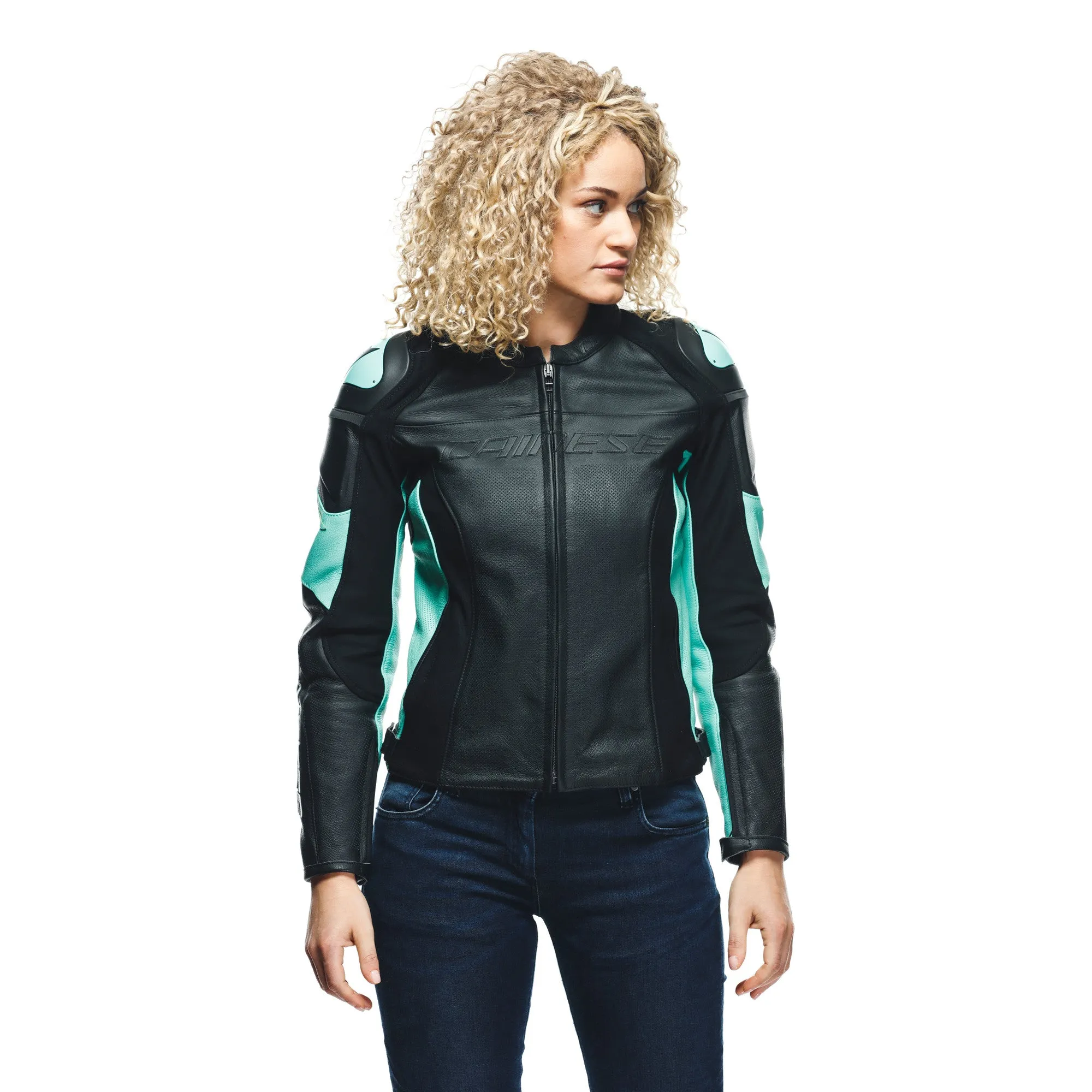 Racing 4 Lady Perforated Leather Jacket