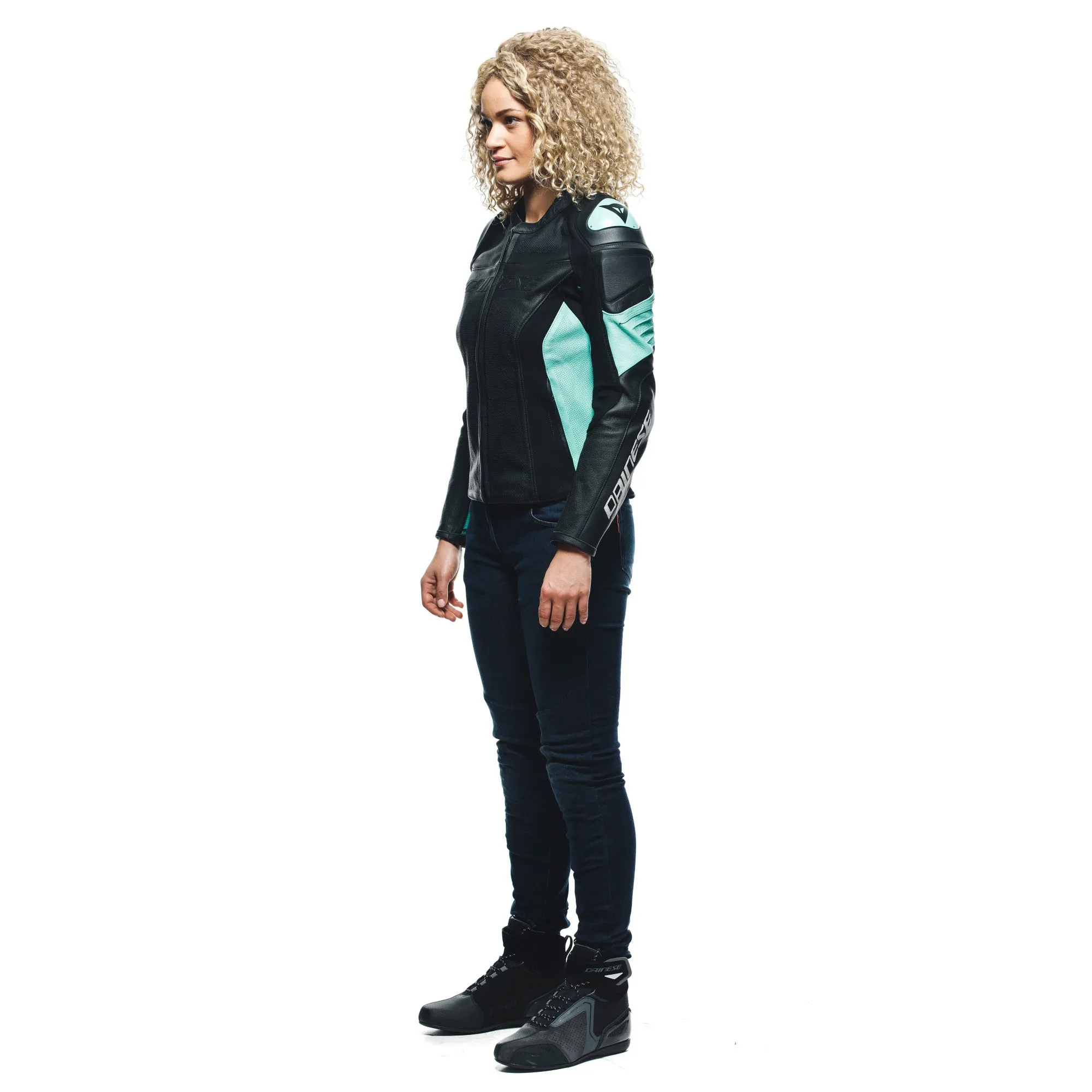 Racing 4 Lady Perforated Leather Jacket