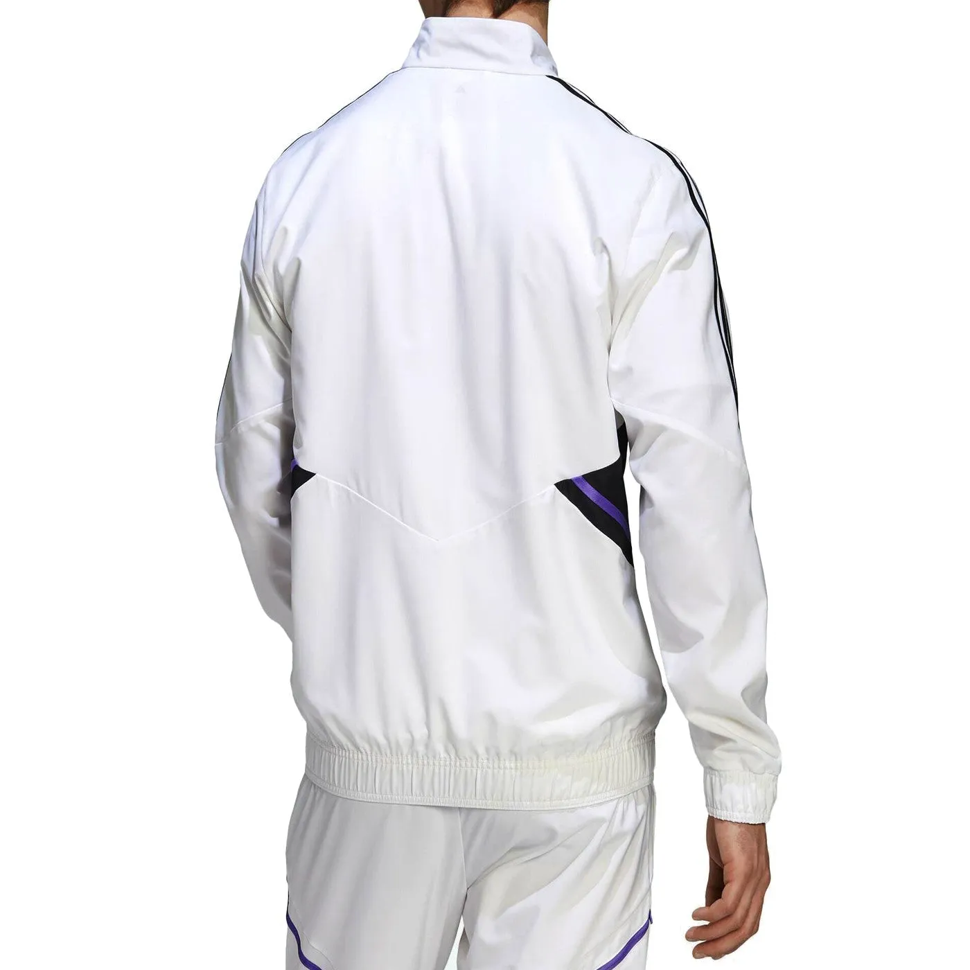 Real Madrid white presentation soccer tracksuit 2022/23 - Adidas