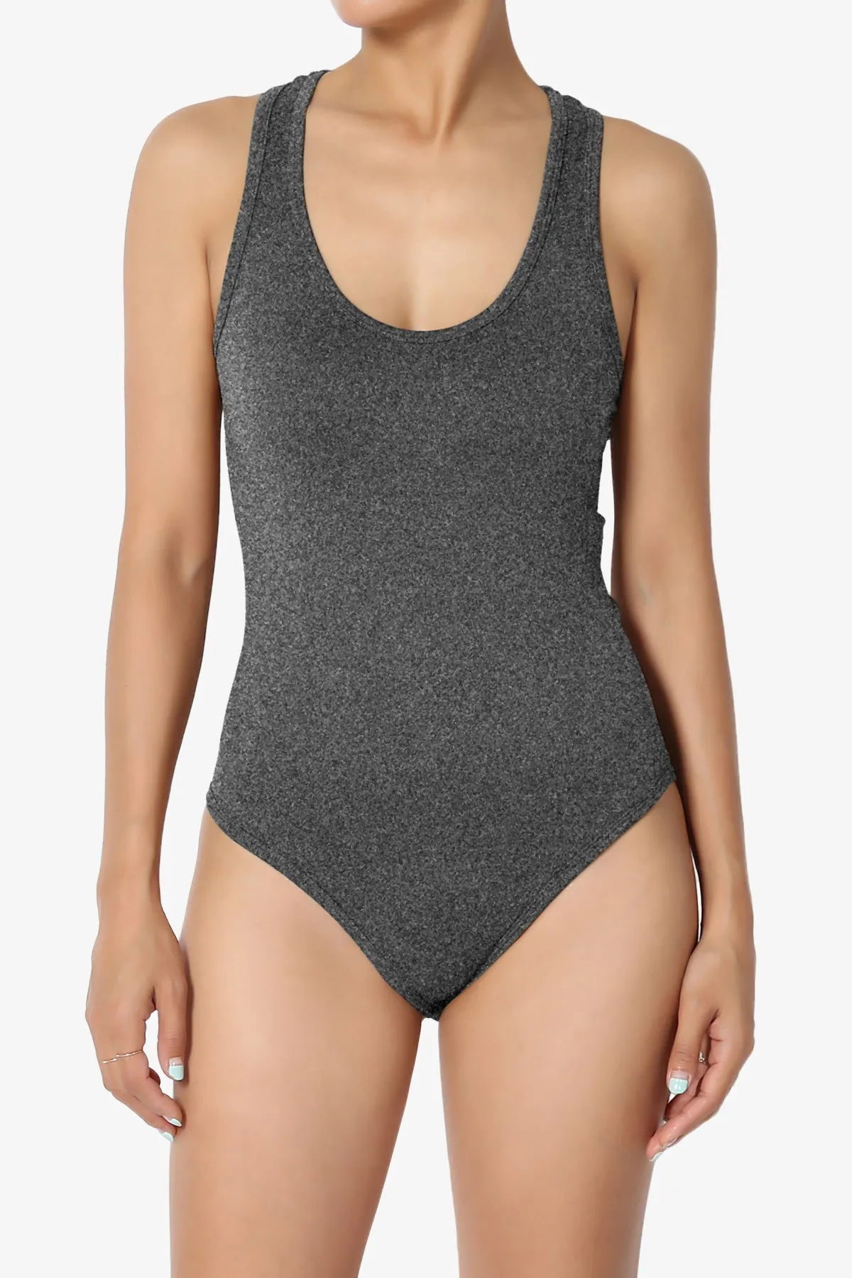 Rego Sleeveless Scoop Neck Seamless Bodysuit