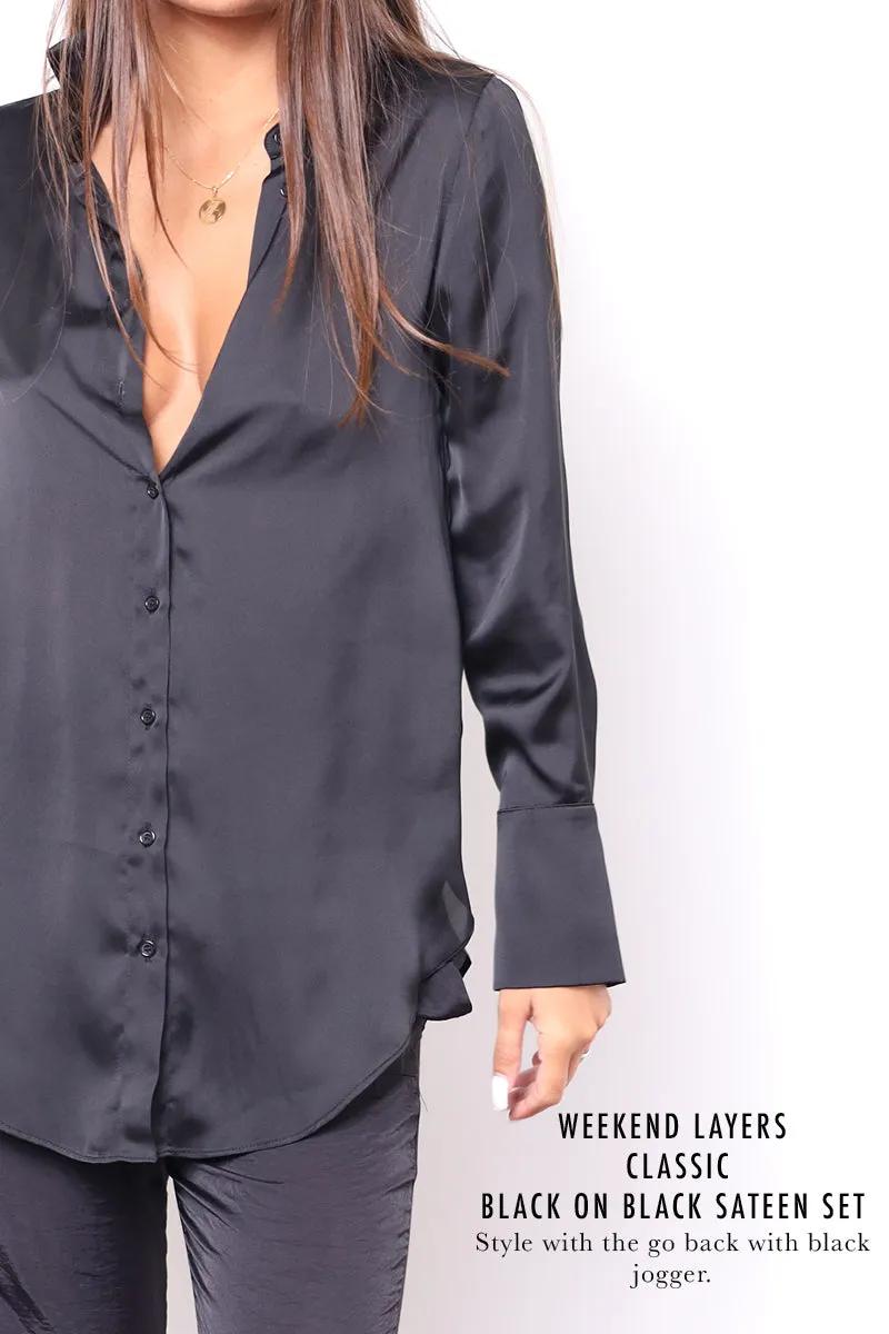 RENE SATEEN SHIRT