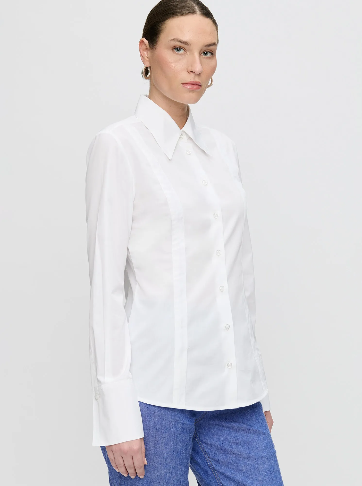 RIPLEY Fitted Shirt White
