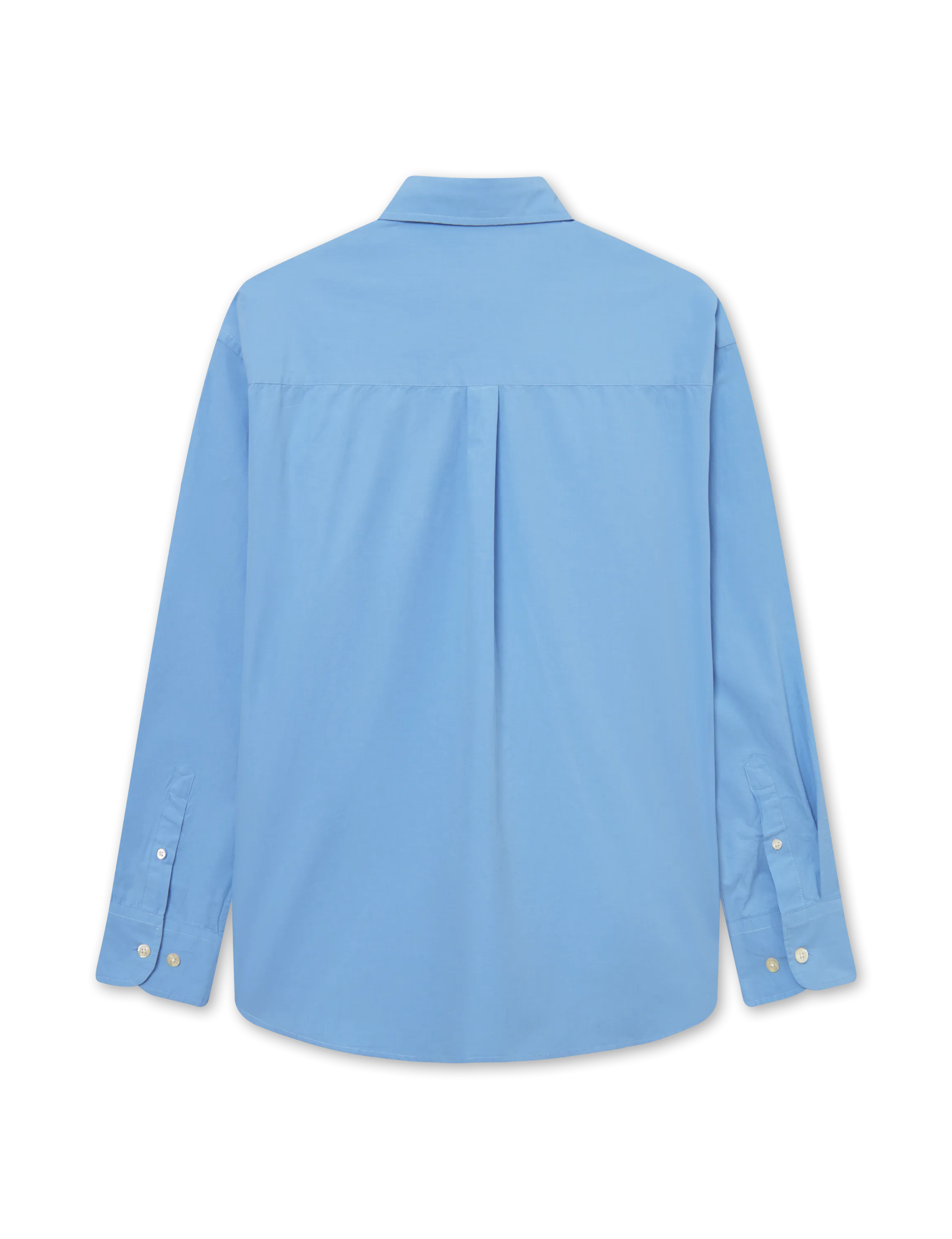 Rose Poplin Shirt | Light Blue