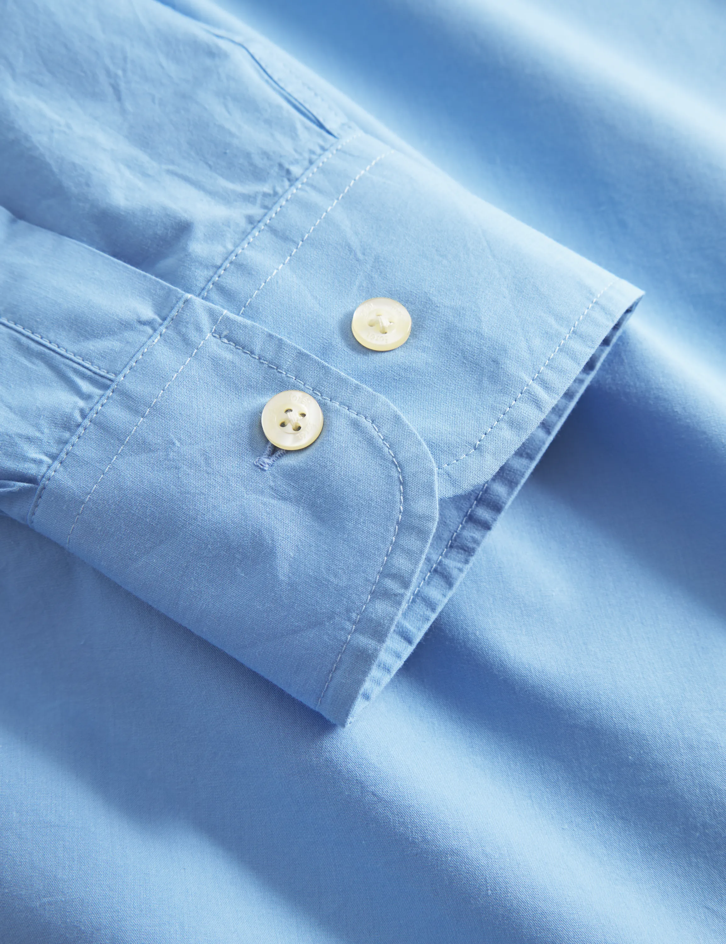 Rose Poplin Shirt | Light Blue