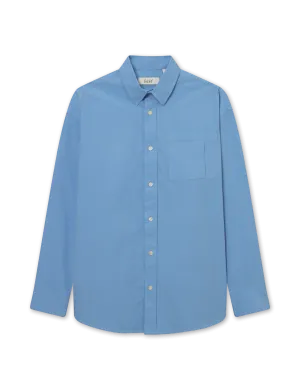 Rose Poplin Shirt | Light Blue