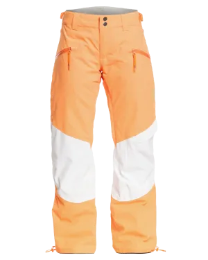 Roxy Women's Chloe Kim Woodrose Technical Snow Pants - Mock Orange