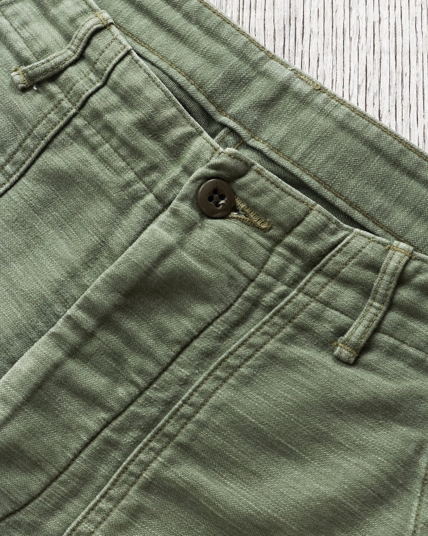 Second Hand OrSlow 5002 Fatigue Pants Green EU M / JPN 3