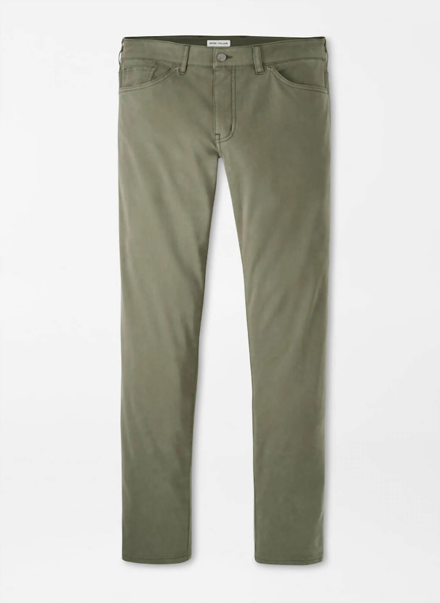 Signature Sateen Five-Pocket Pant In Military