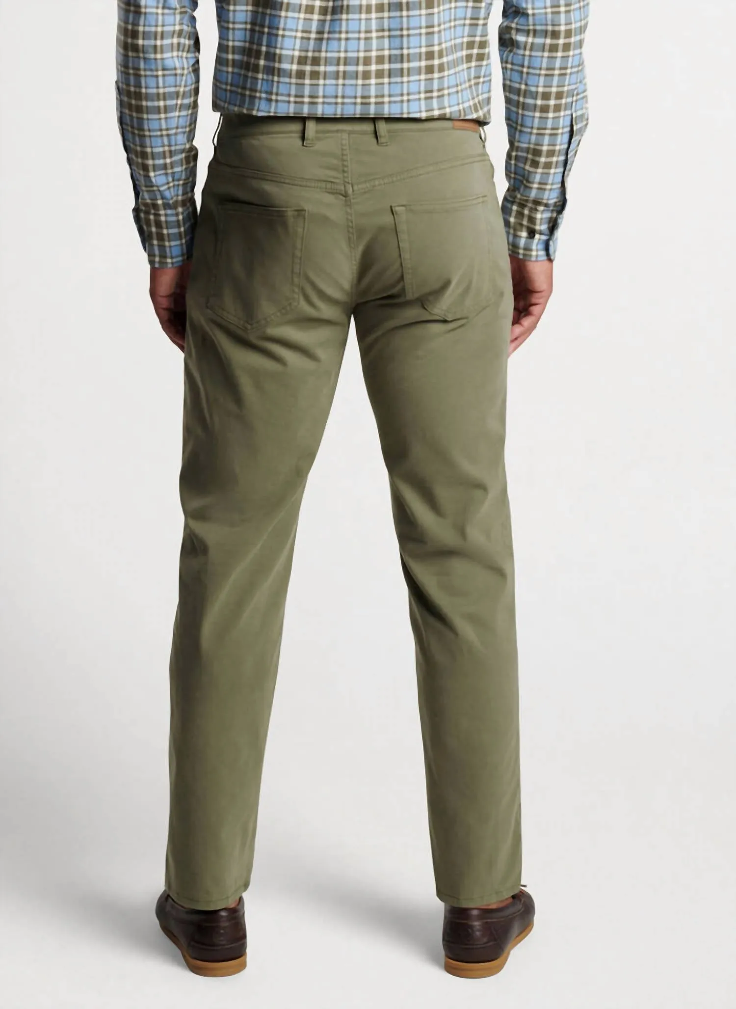 Signature Sateen Five-Pocket Pant In Military