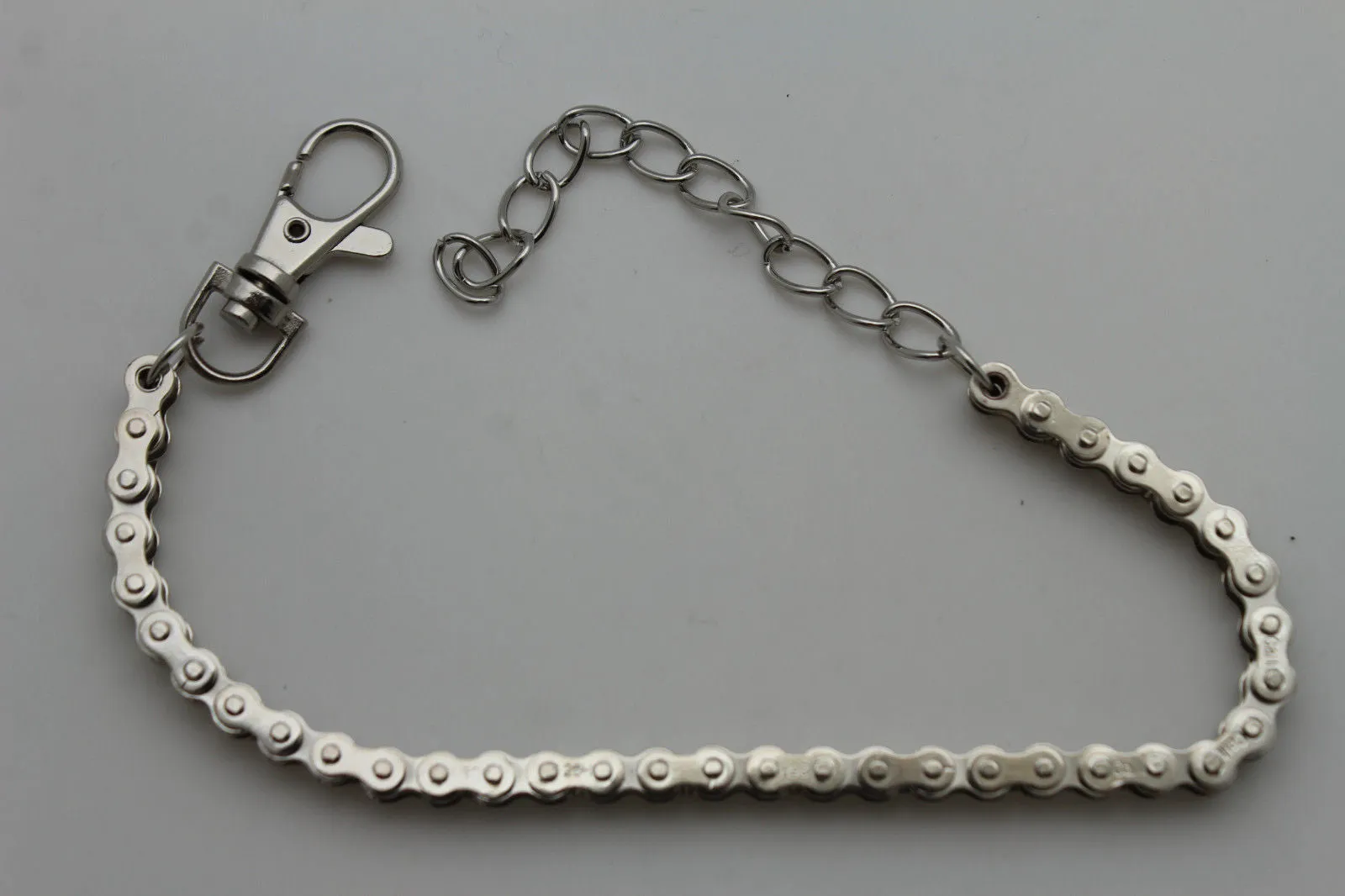 Silver Metal Boot Chains Bracelet Motorcycle Bling Anklet Charm Biker Shoe