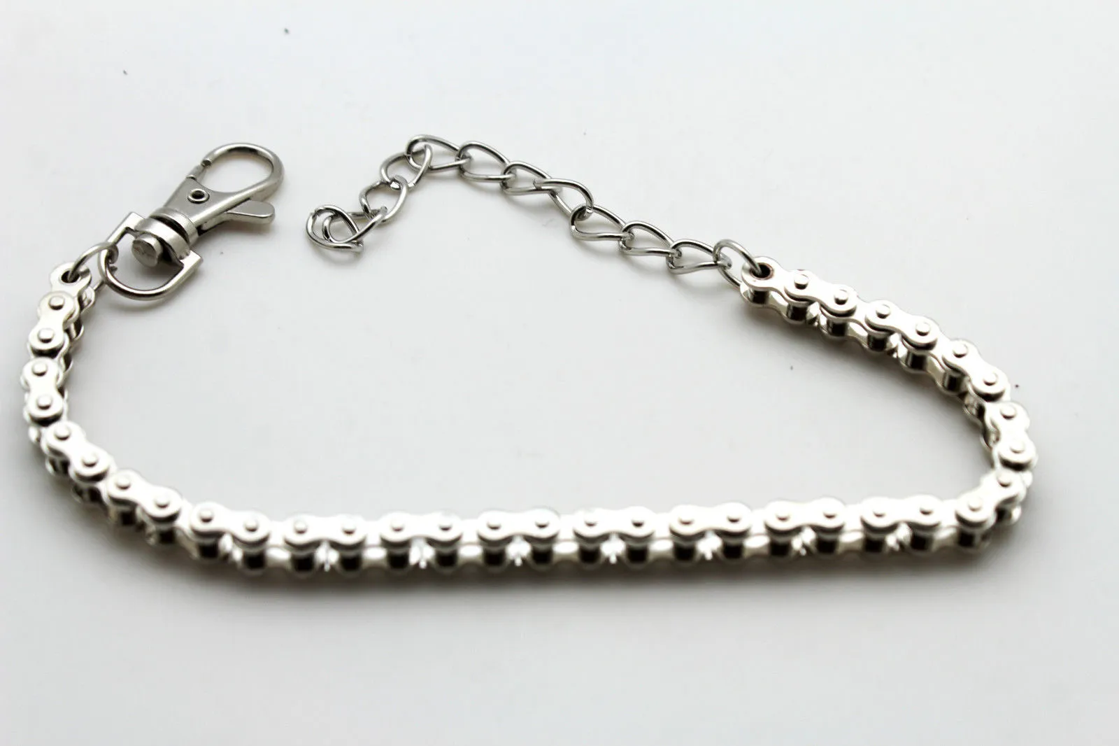 Silver Metal Boot Chains Bracelet Motorcycle Bling Anklet Charm Biker Shoe