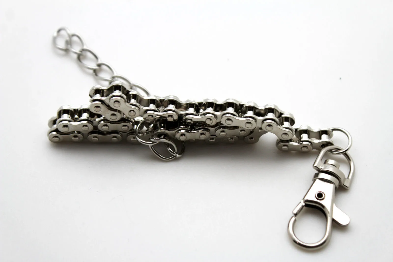 Silver Metal Boot Chains Bracelet Motorcycle Bling Anklet Charm Biker Shoe