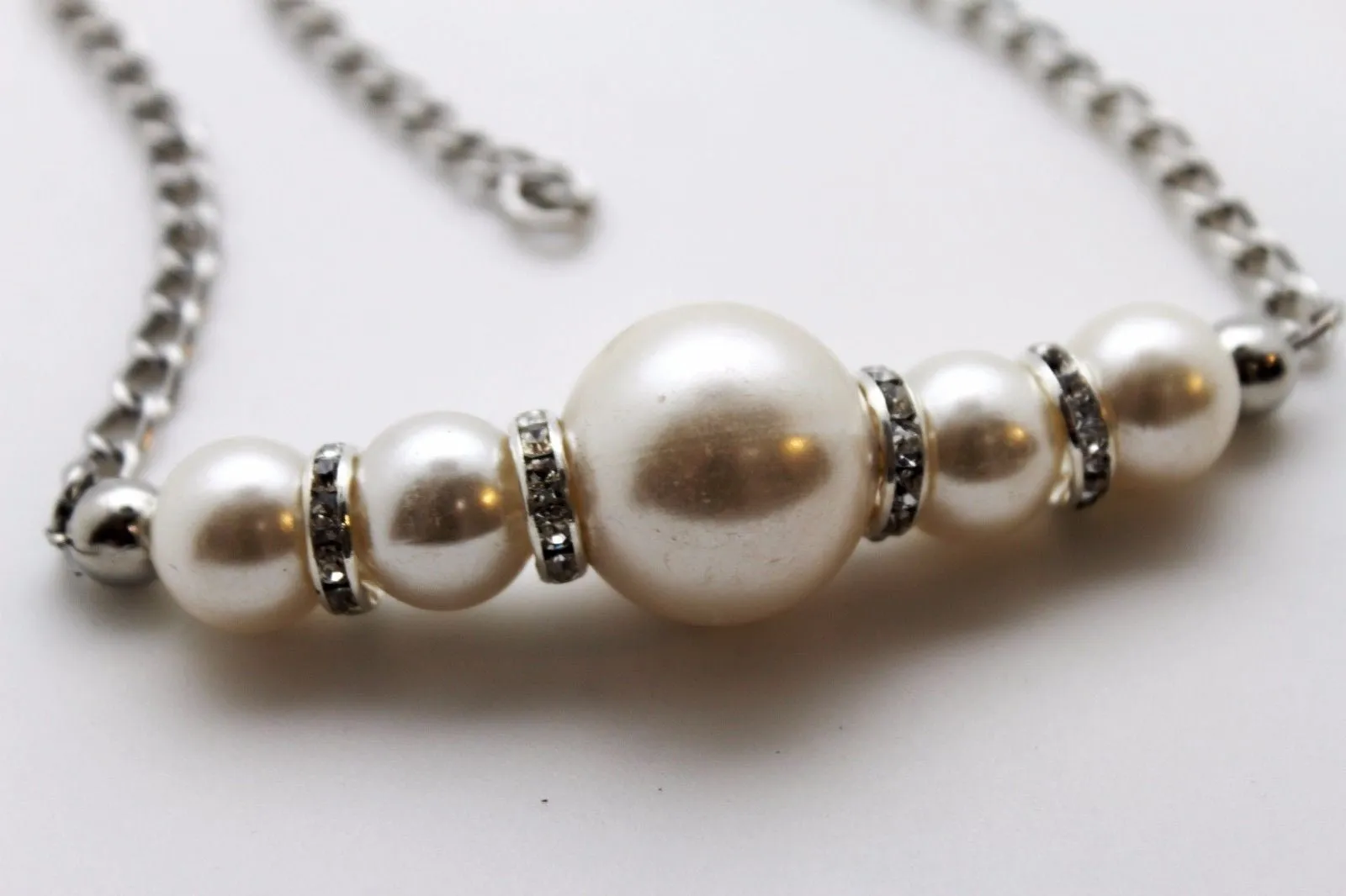 Silver Metal Chain Anklet Shoe Pearl Balls Charm Unique Boot Bracelet