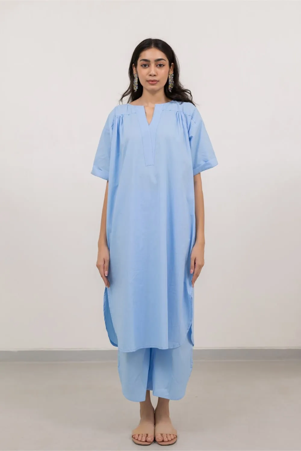 Sky Serenity Tunic Co-ord