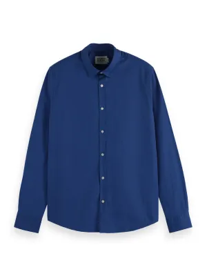 Slim Fit Essentials Poplin - Ink Blue
