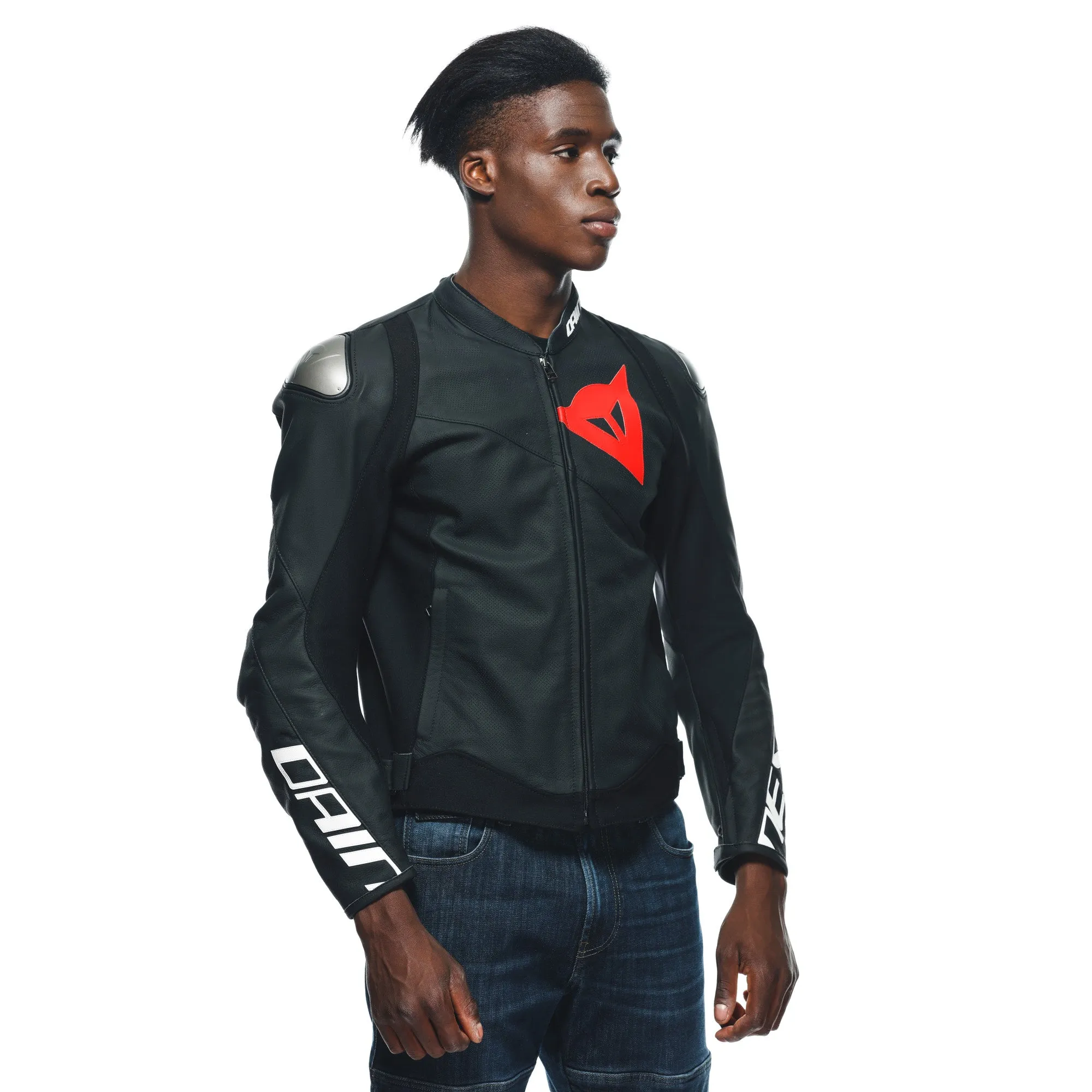 Sportiva Perforated Leather Jacket