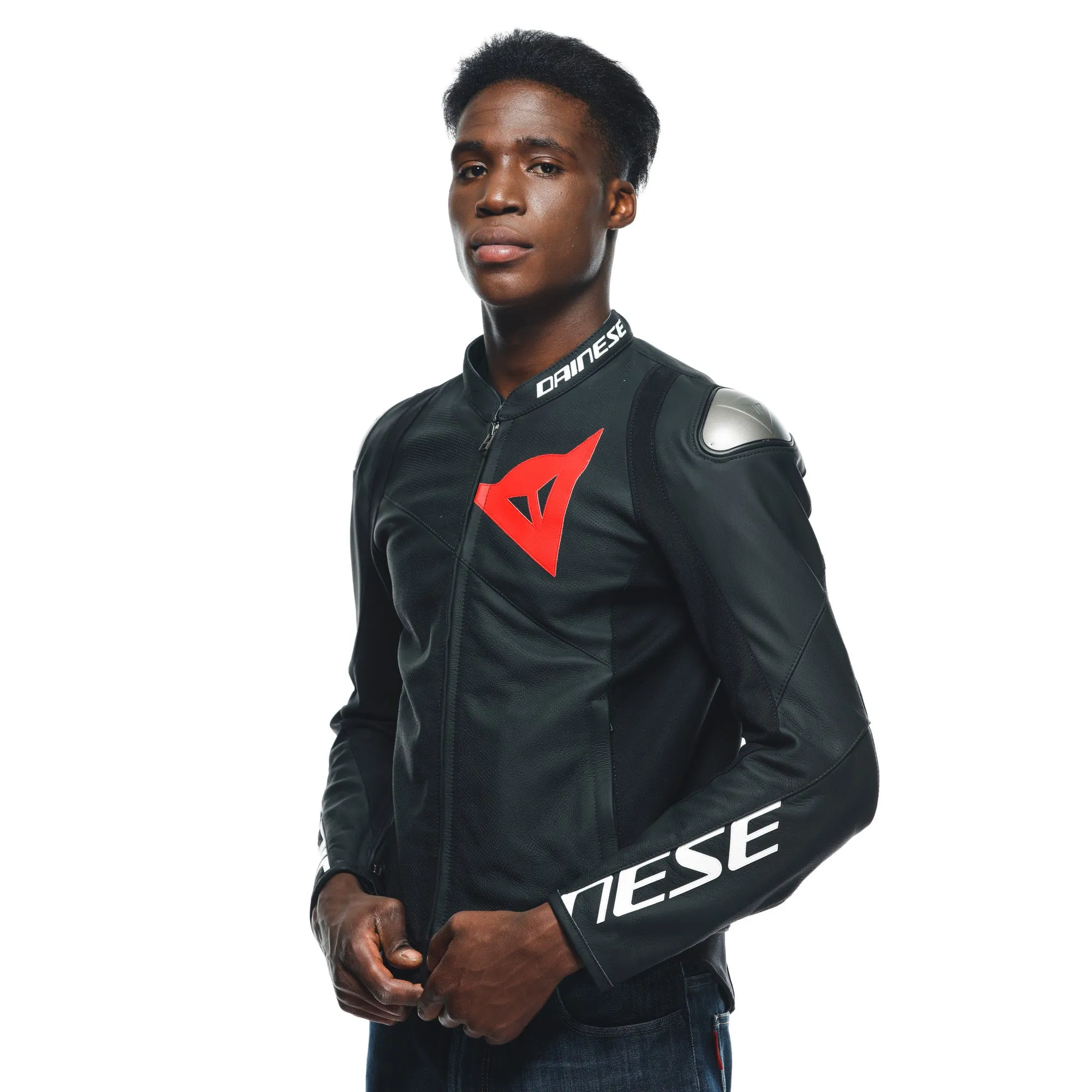 Sportiva Perforated Leather Jacket