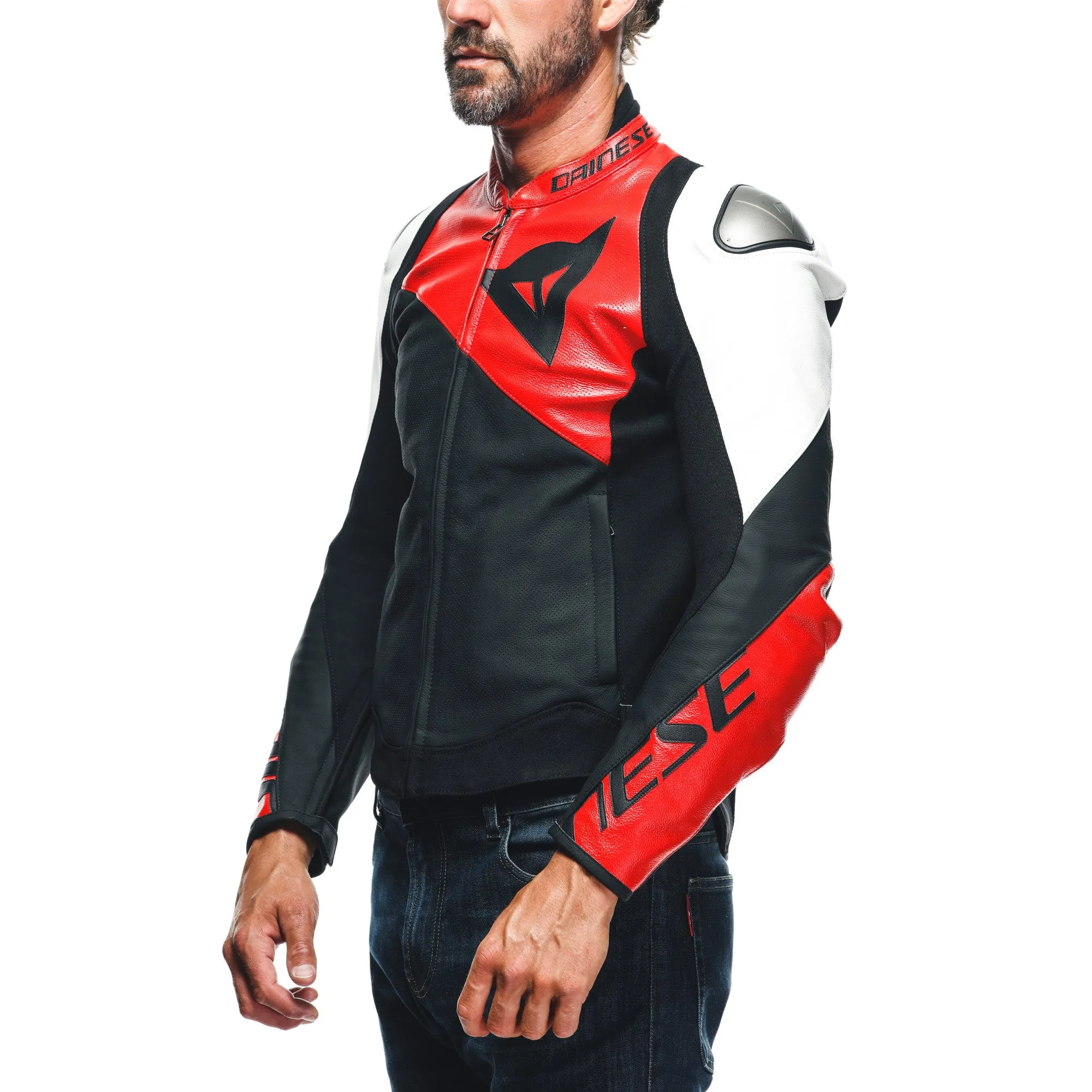 Sportiva Perforated Leather Jacket