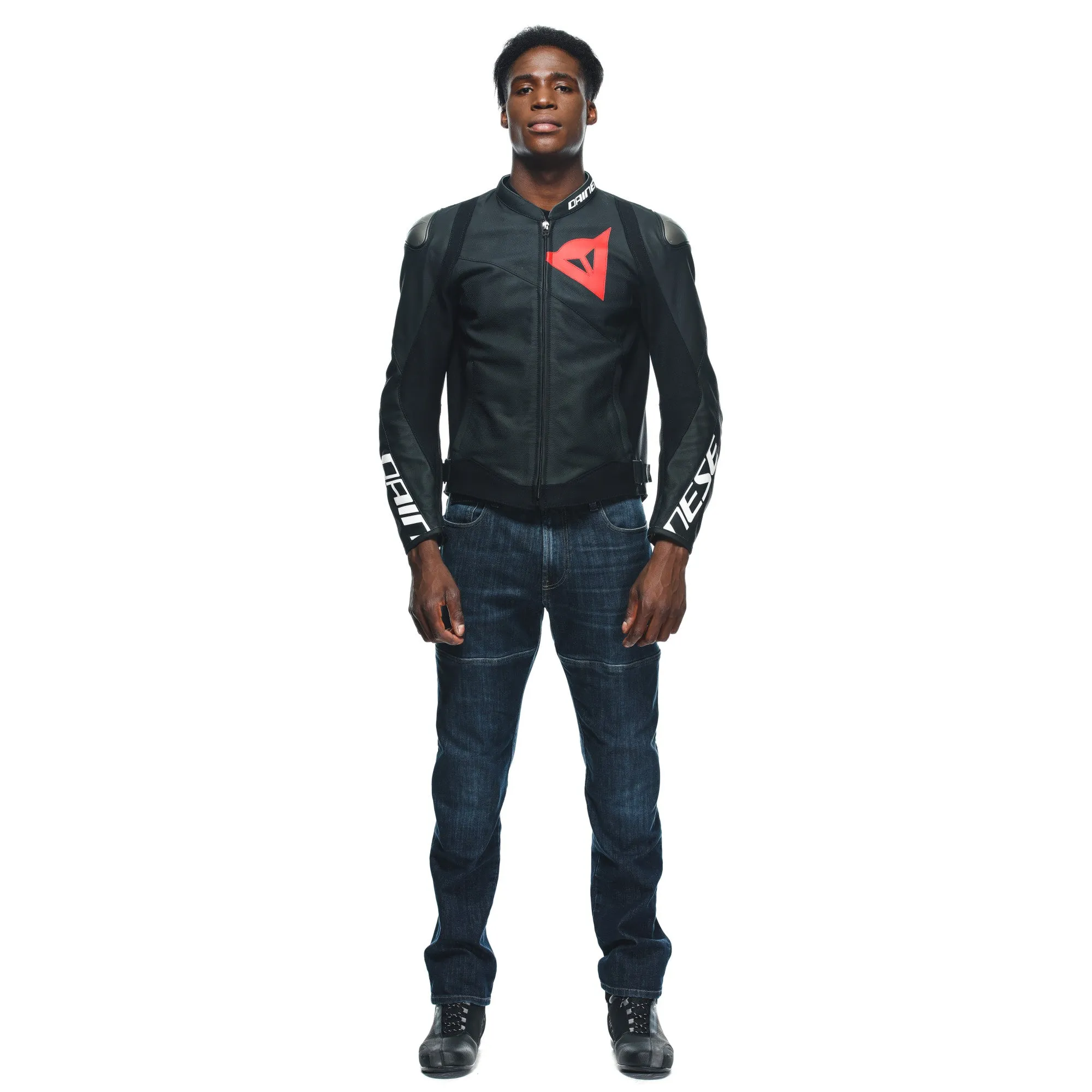 Sportiva Perforated Leather Jacket