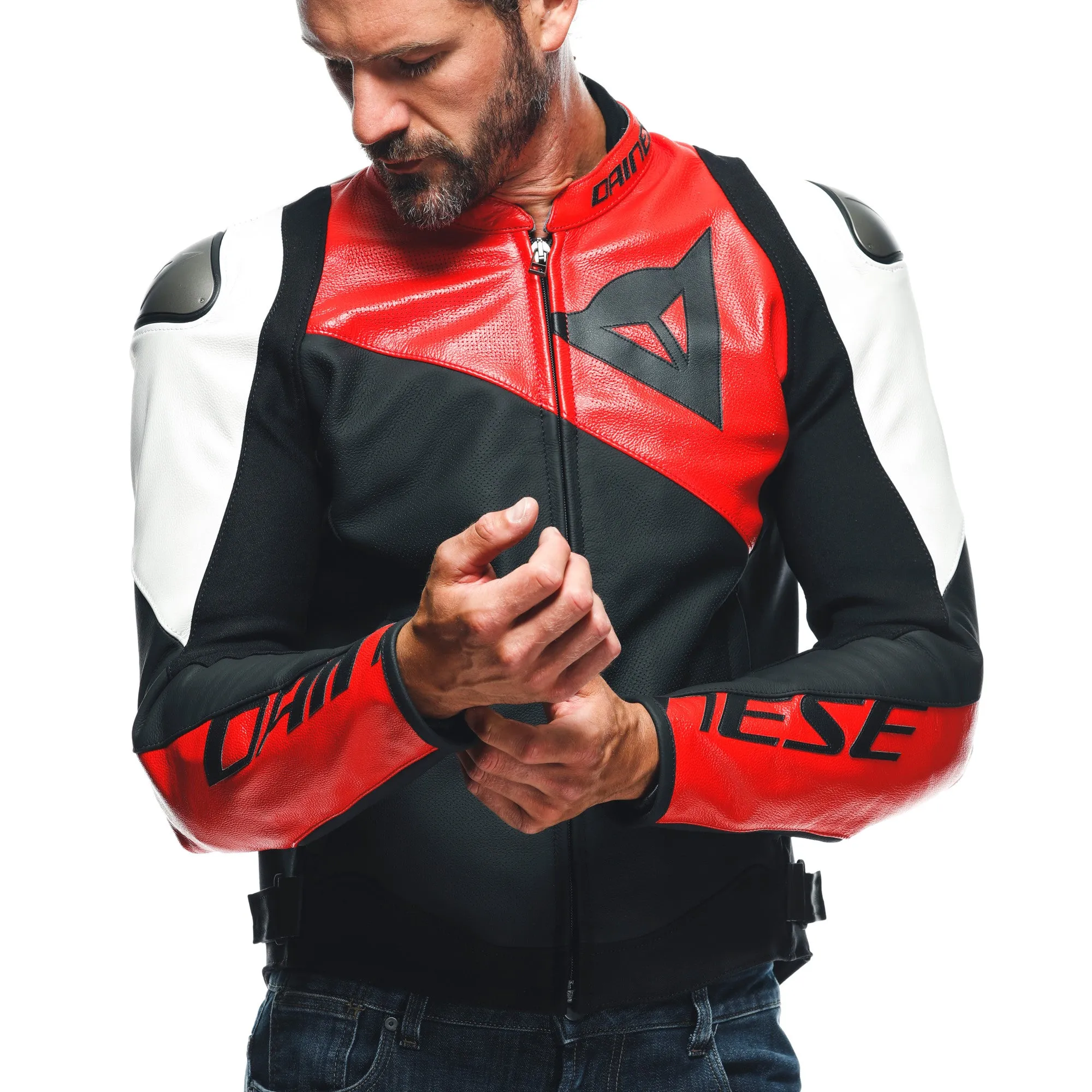 Sportiva Perforated Leather Jacket