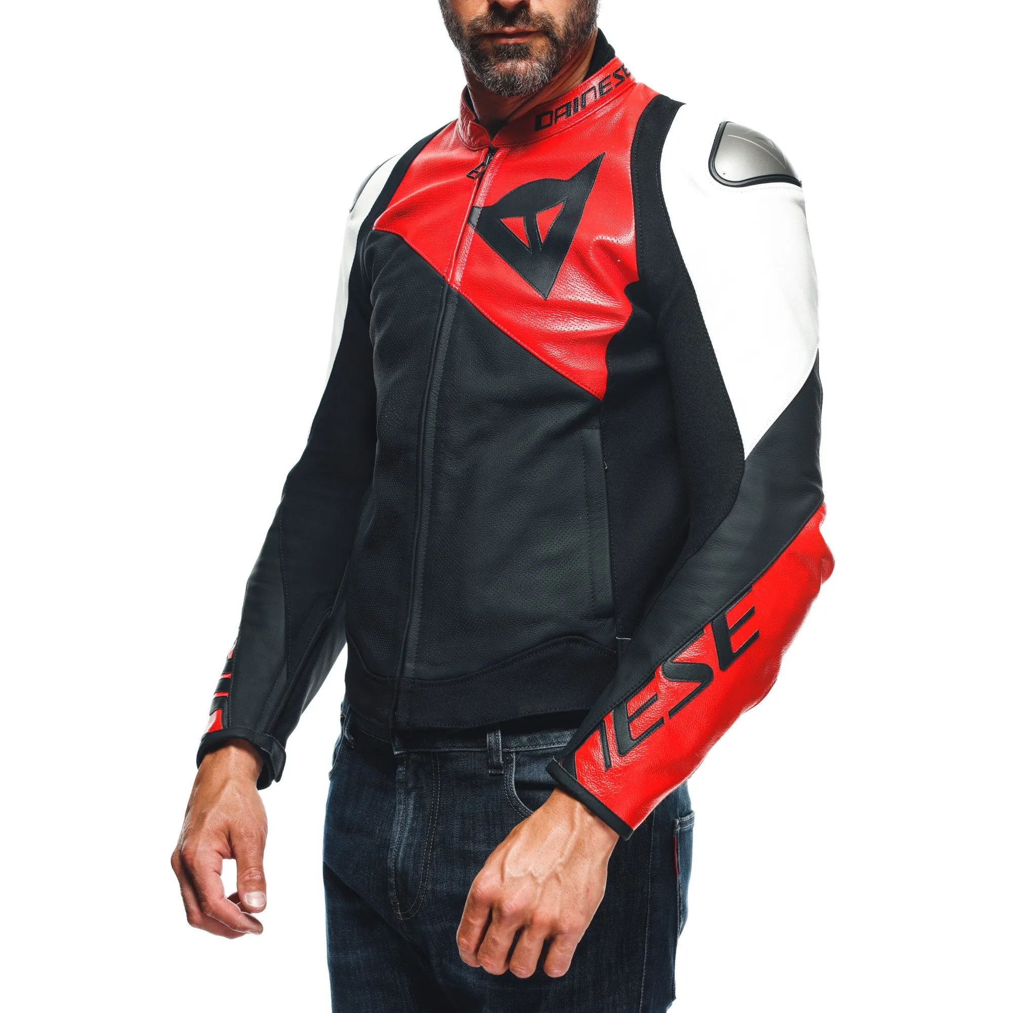 Sportiva Perforated Leather Jacket