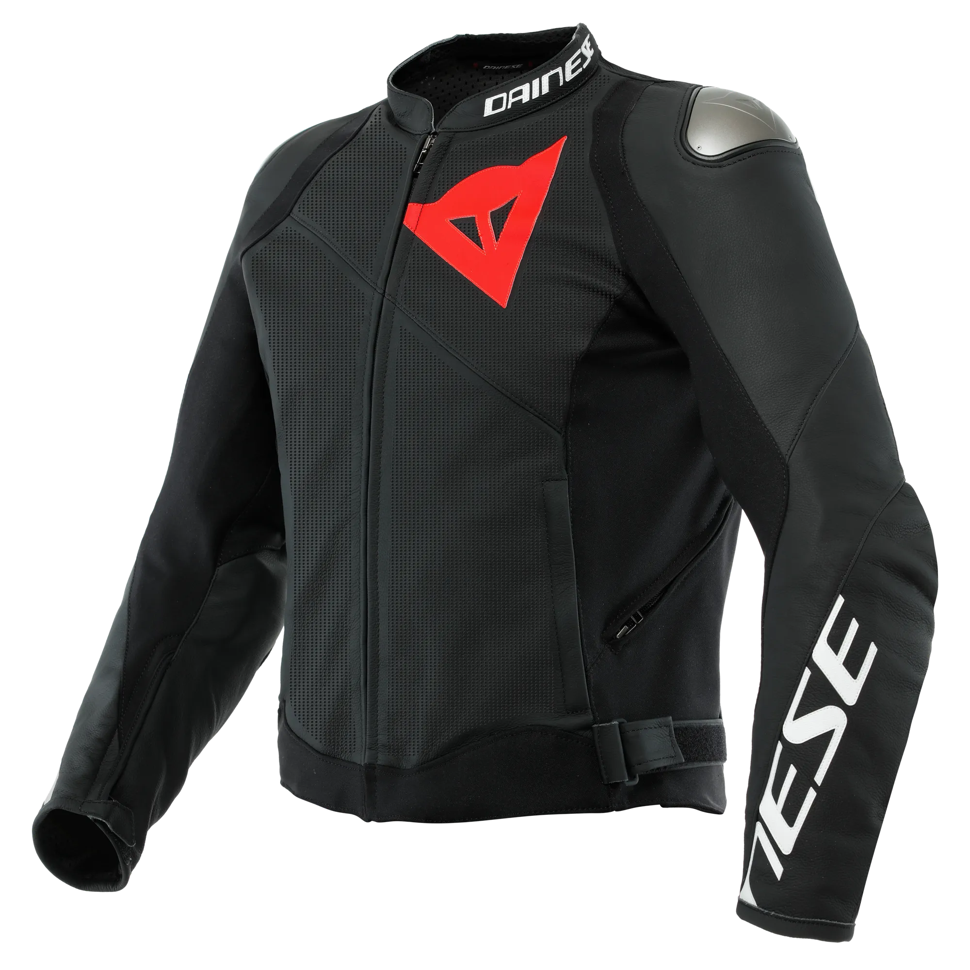 Sportiva Perforated Leather Jacket