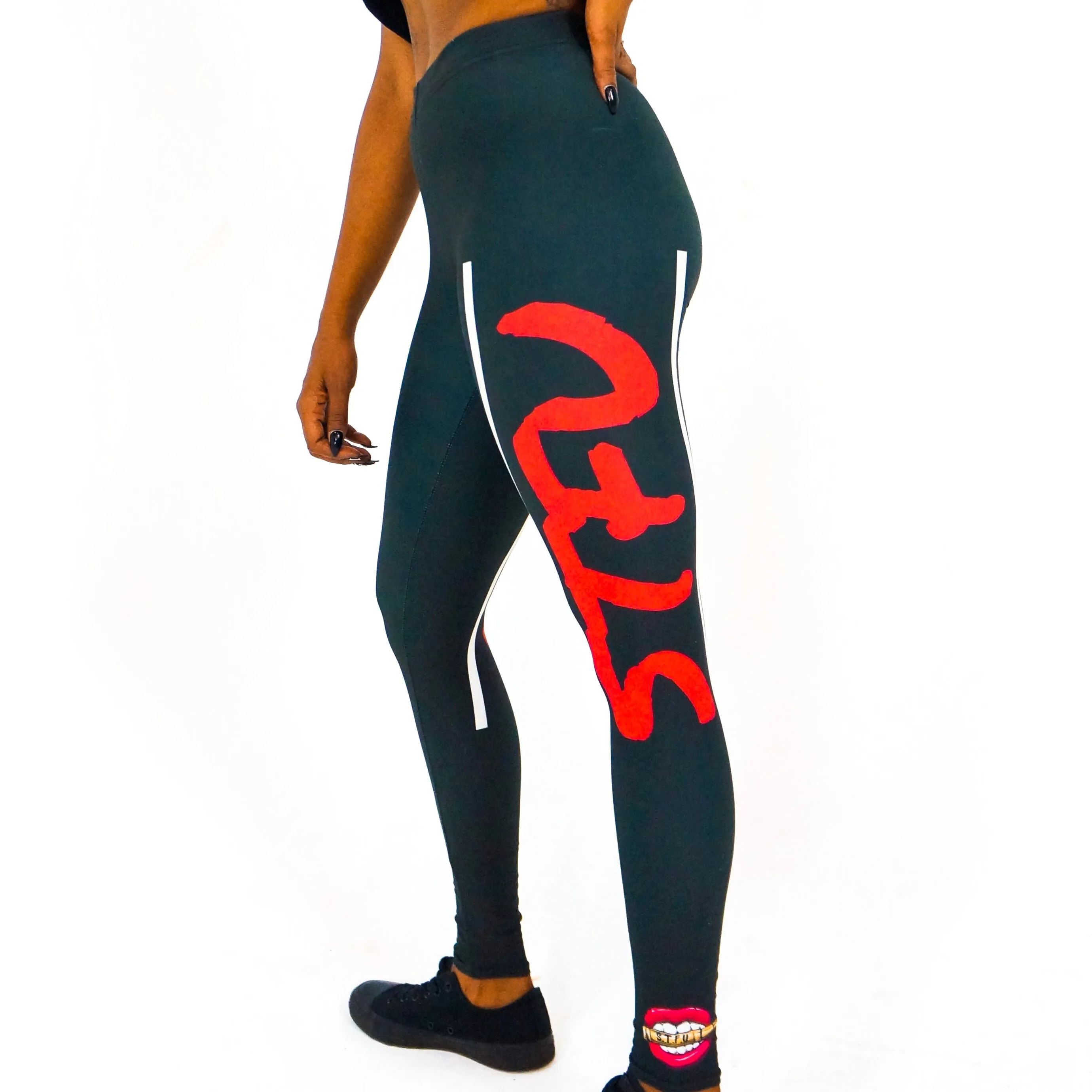 STFU Classic Logo Leggings - Black