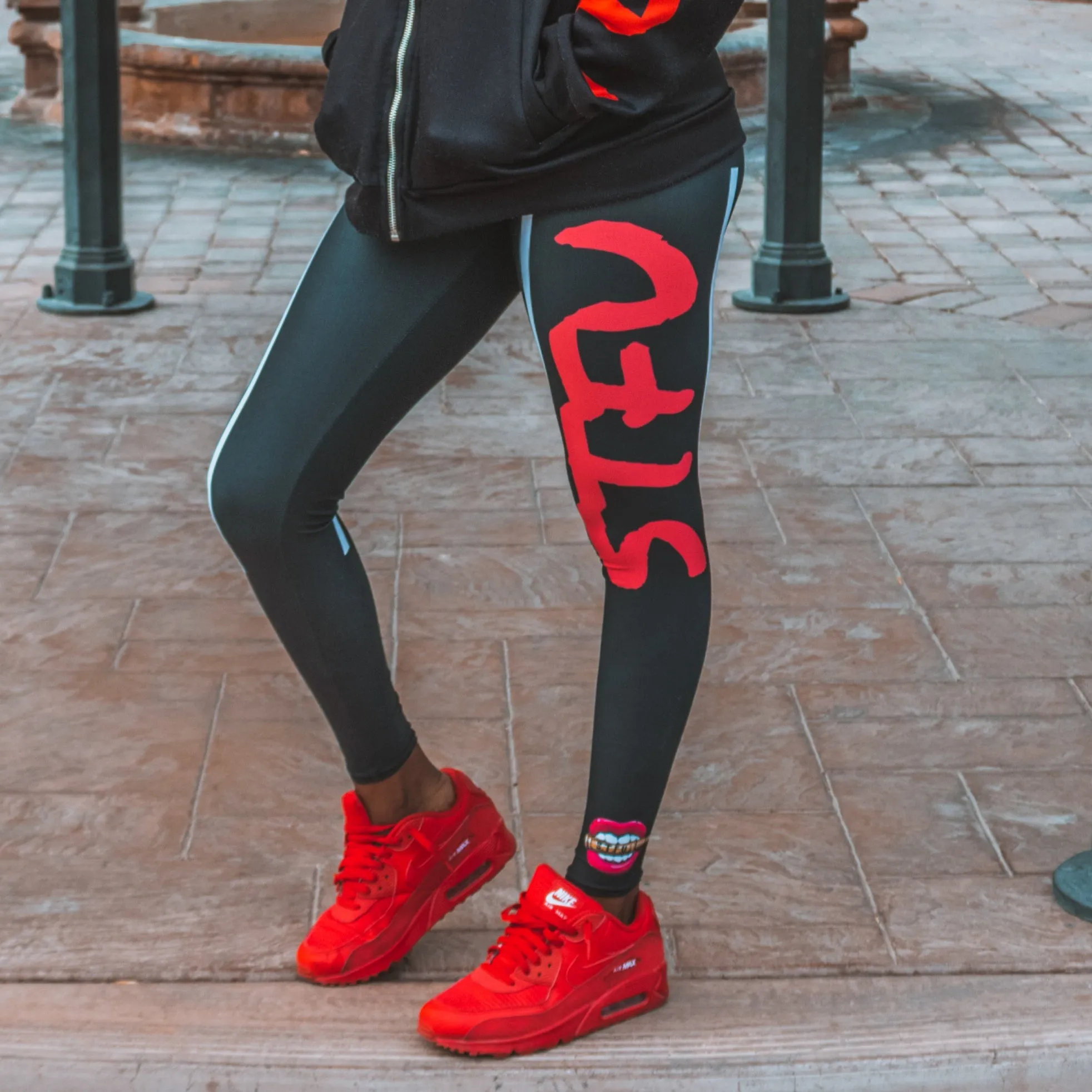 STFU Classic Logo Leggings - Black