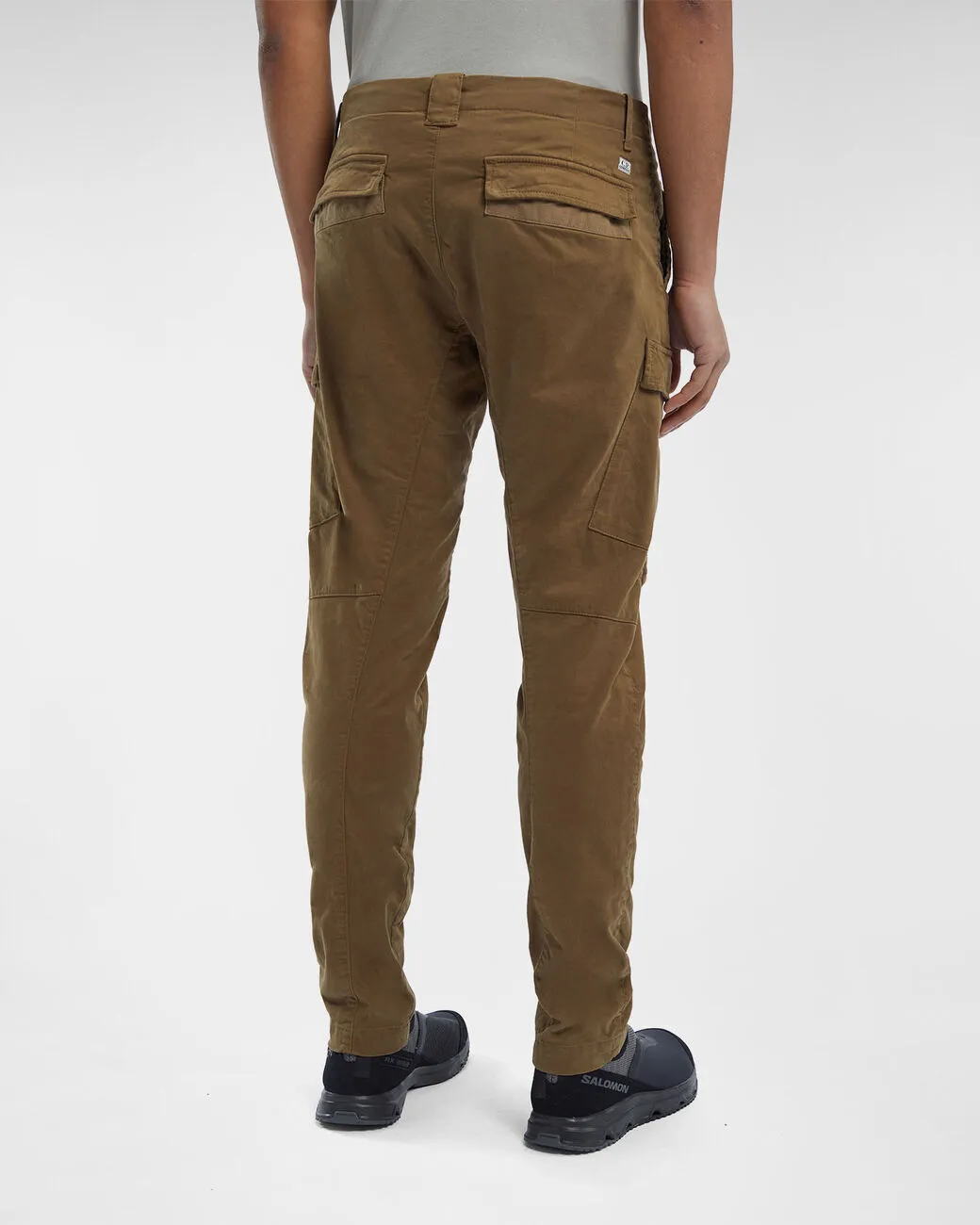 Stretch Sateen Cargo Pants Ergonomic Fit Butternut