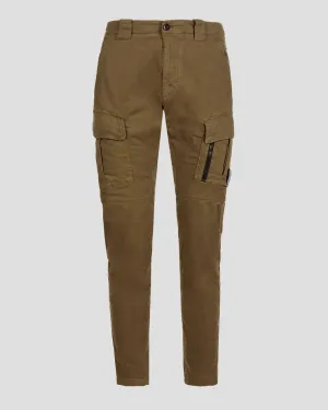 Stretch Sateen Cargo Pants Ergonomic Fit Butternut