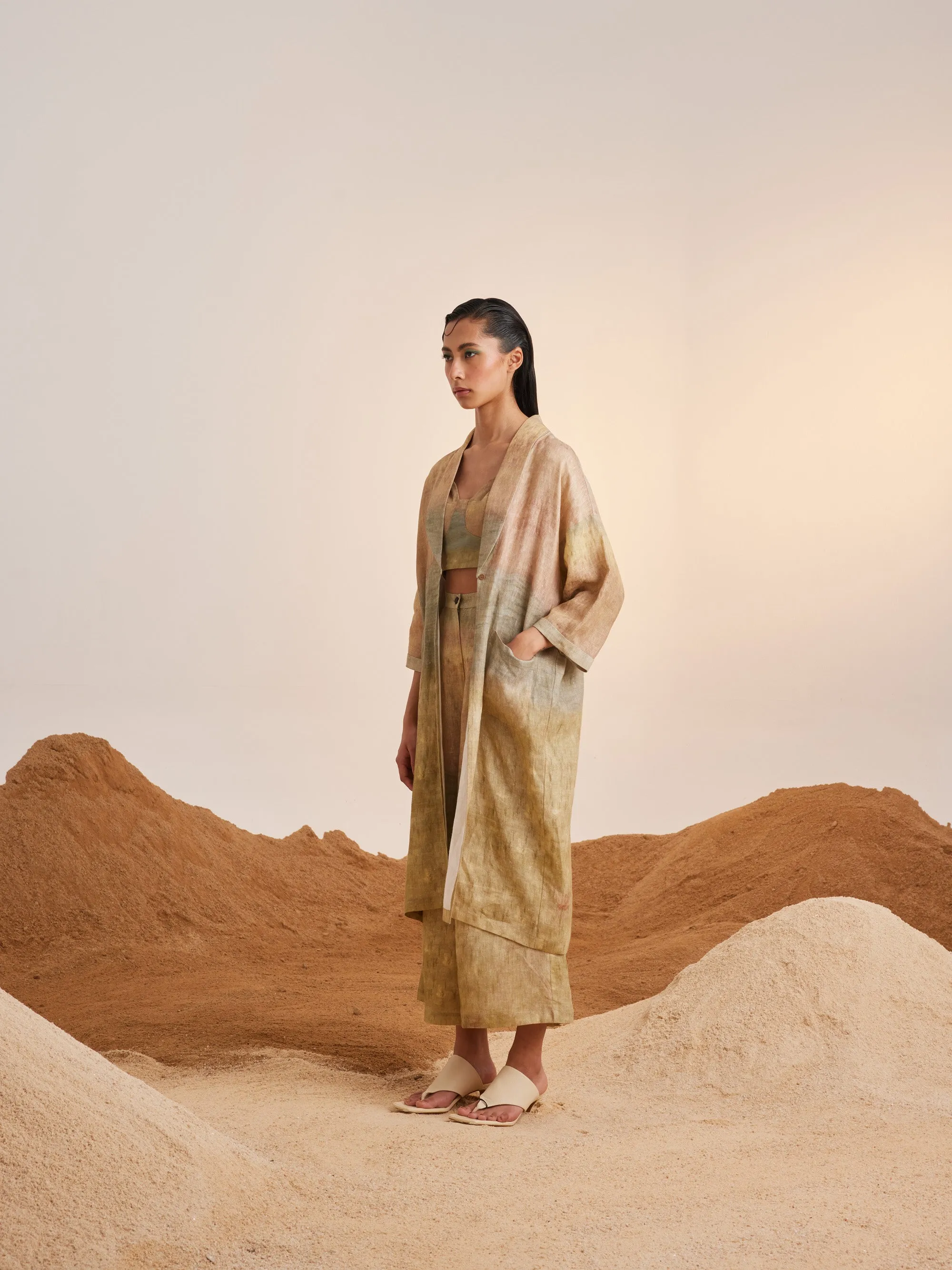Summer Co-Ord Set Peru Impression-Linen-Ss25-Perset-Imp-Cord