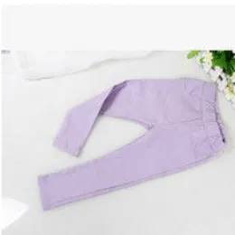 Summer Elestic Waist Children Pants Girls Jeans Pants Candy Color Solid Causal Jeans For Baby Girl Leggings