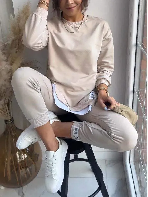 Sweatset Aura™ | Women's Comfortable Sweatshirt and Pants Set | Soft Fabric, Relaxed Fit, Stylish Loungewear