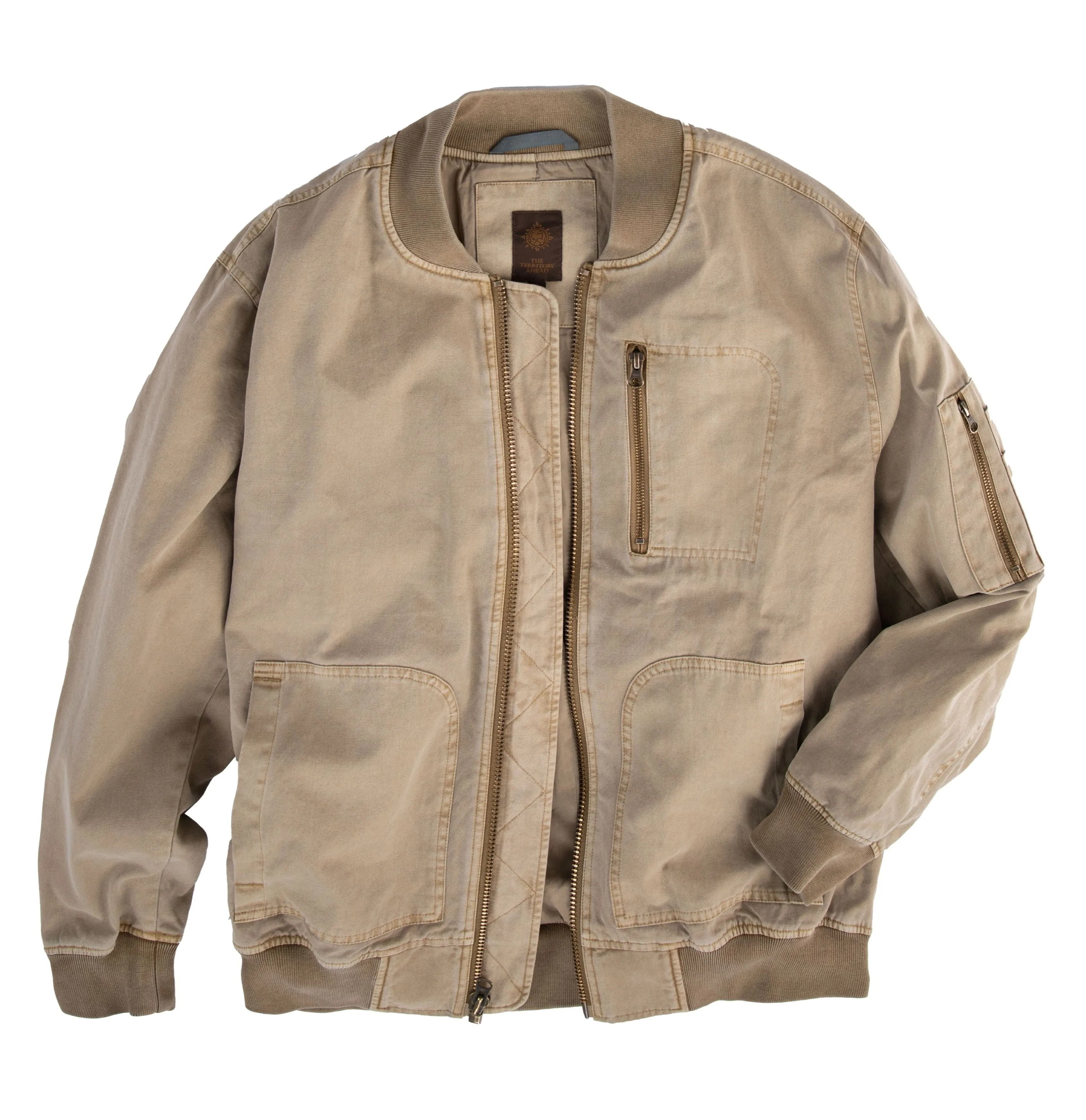 Tall Renegade Road Poplin Bomber