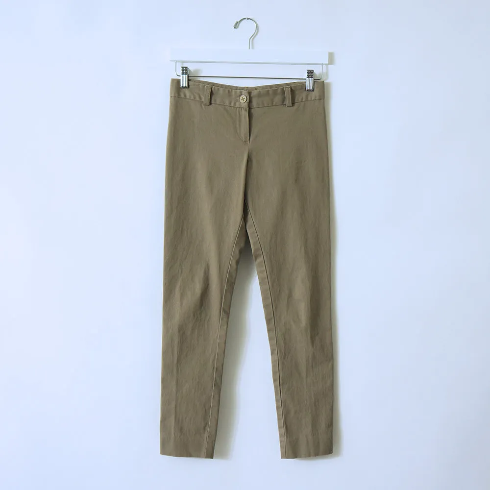Tan Skinny Leg Pants | ALPHONSINA