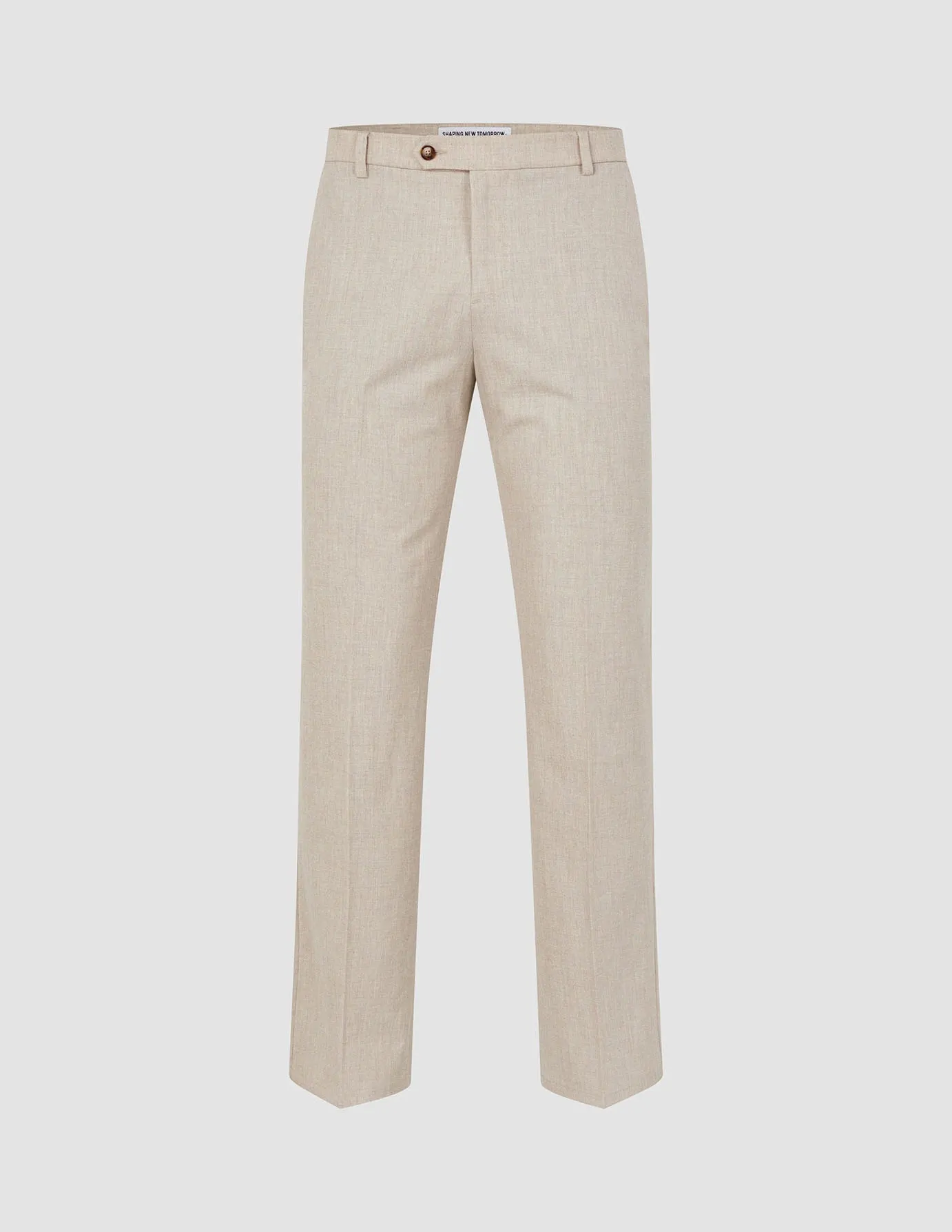 Tech Linen Suit Pants Relaxed Fit Sandshell