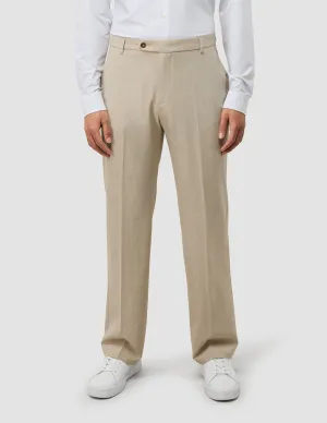 Tech Linen Suit Pants Relaxed Fit Sandshell