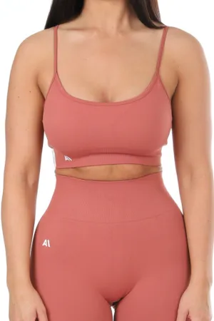 Tia Adjustable Sports Bra Tan