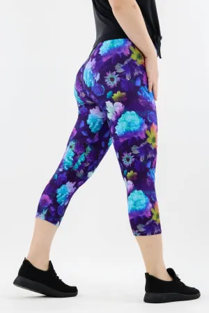 Tranquility Flora - Casual - Capri Leggings